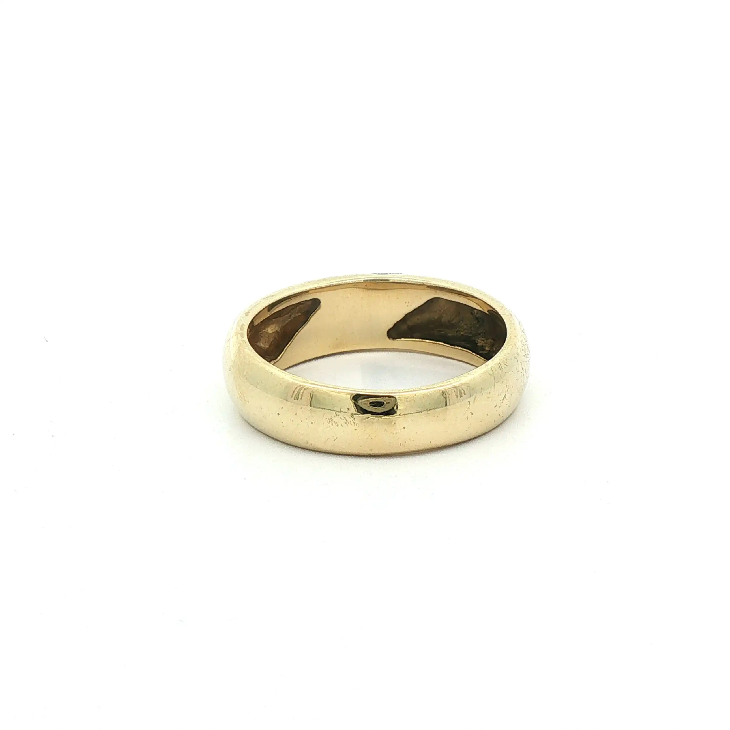 Ring Gelgold mit braunem Farbstein Ring Gelgold mit braunem Farbstein