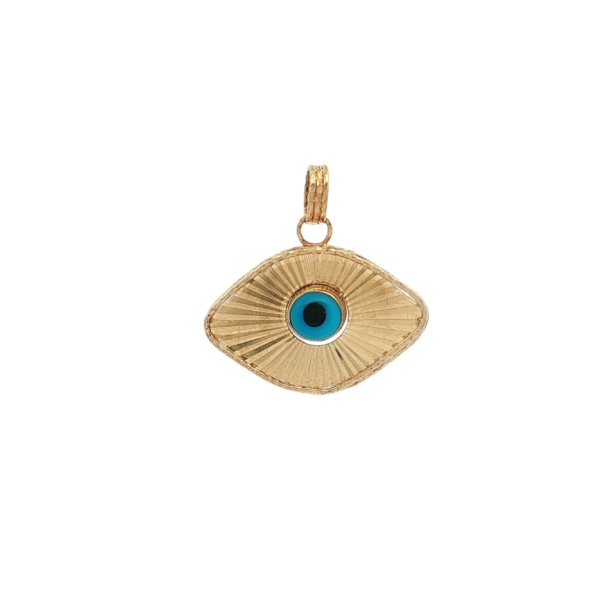 Anhänger Gelbgold mit blauen Stein