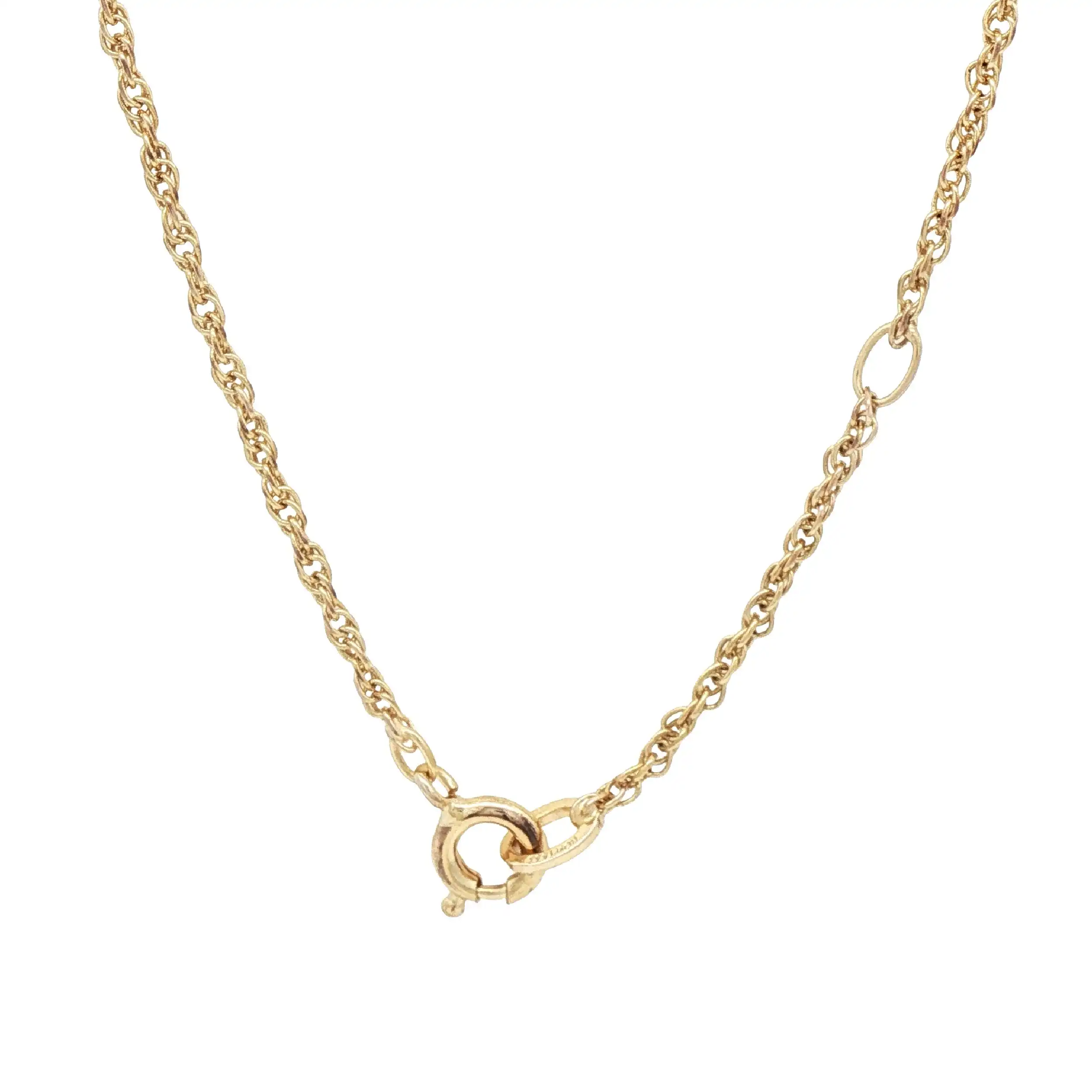Collier Gelbgold mit Granat Collier Gelbgold mit Granat