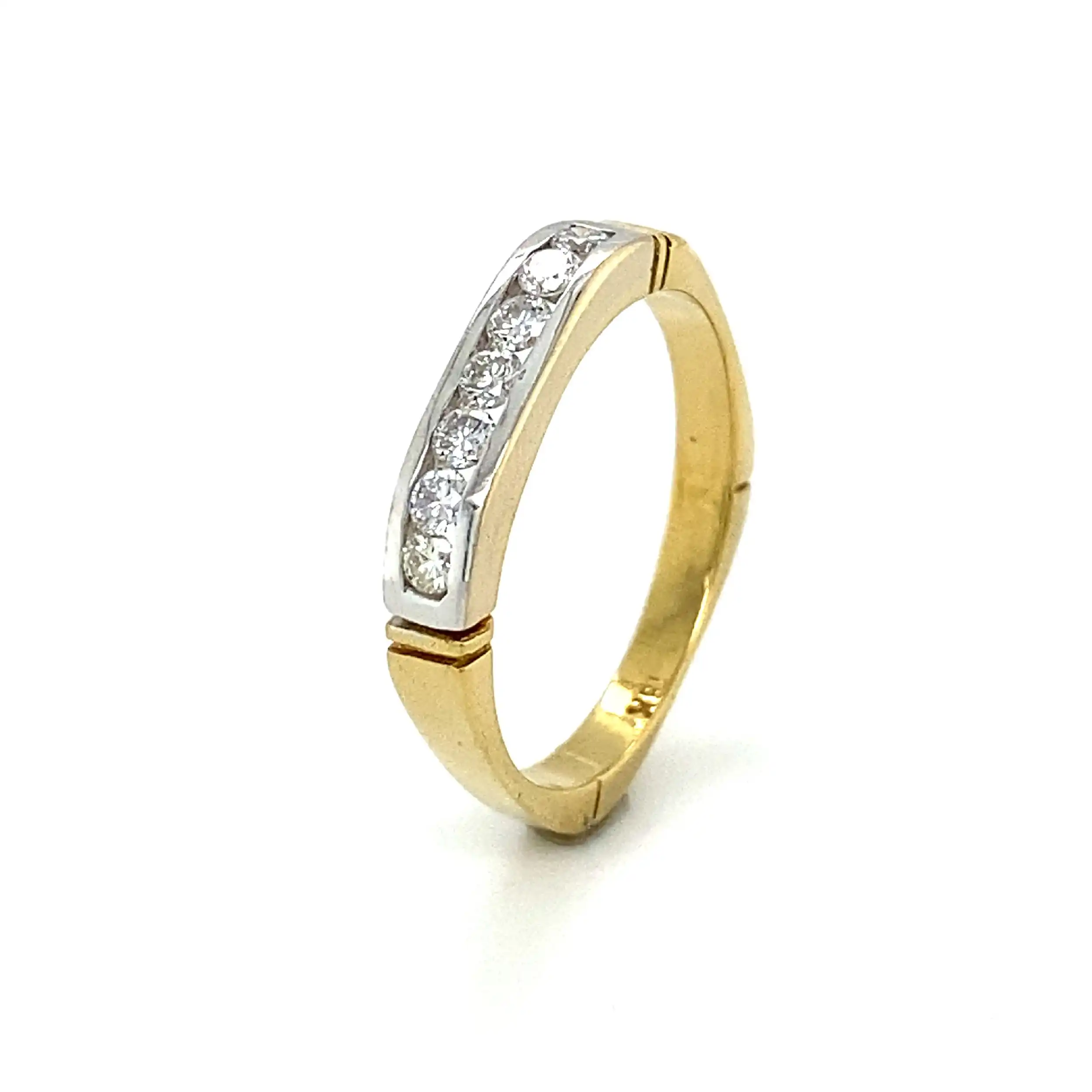 Ring Bicolor mit Brillanten Ring Bicolor mit Brillanten