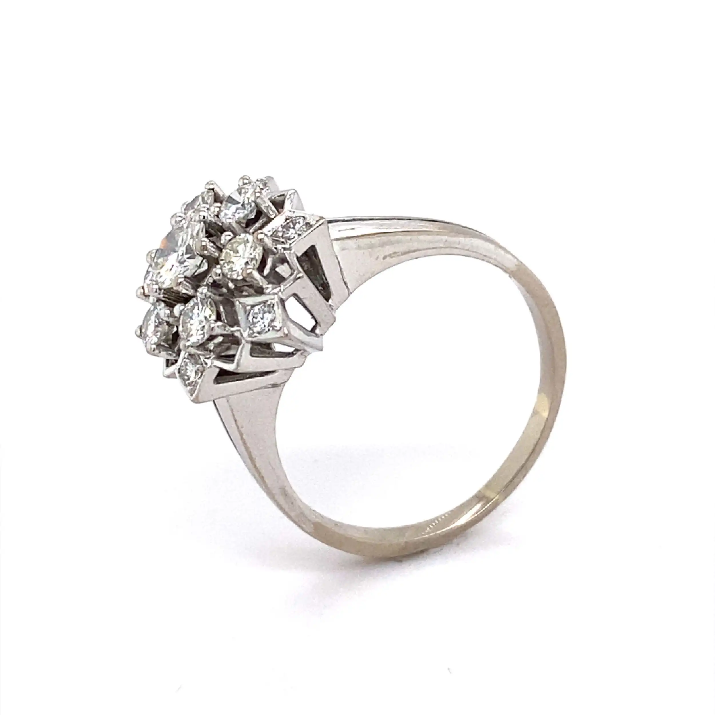 Ring Weißgold mit Brillanten Ring Weißgold mit Brillanten