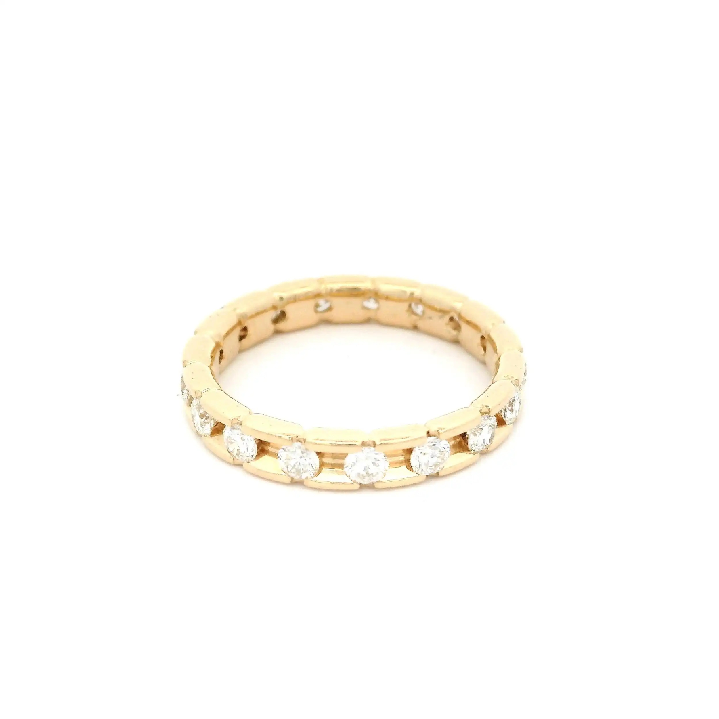 Ring Rotgold mit Brillanten