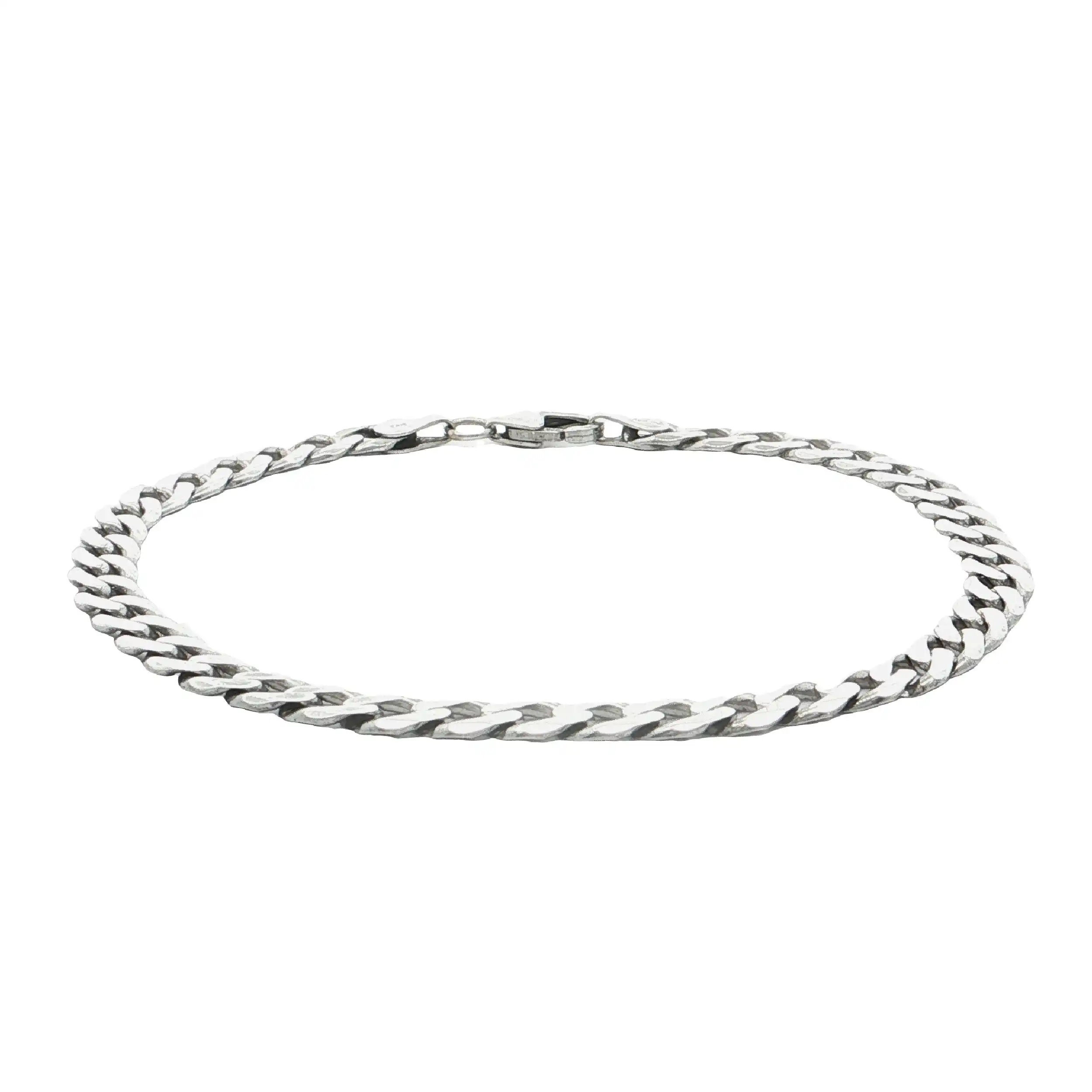 Panzerarmband Silber