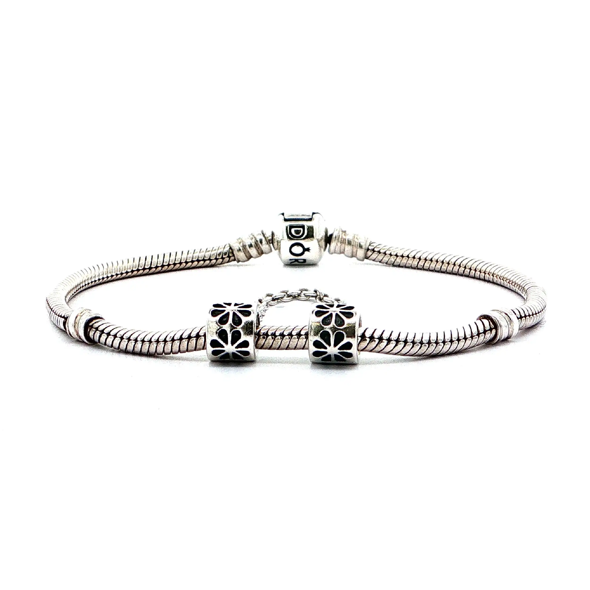 Pandora Armband Silber mit Sicherheitskette