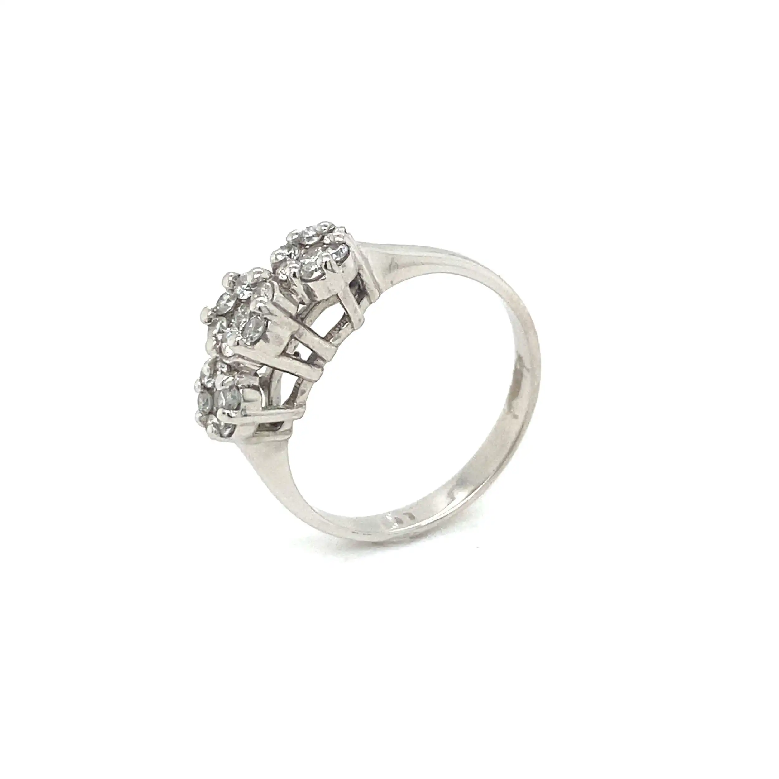 Ring Weißgold mit Brillanten Ring Weißgold mit Brillanten