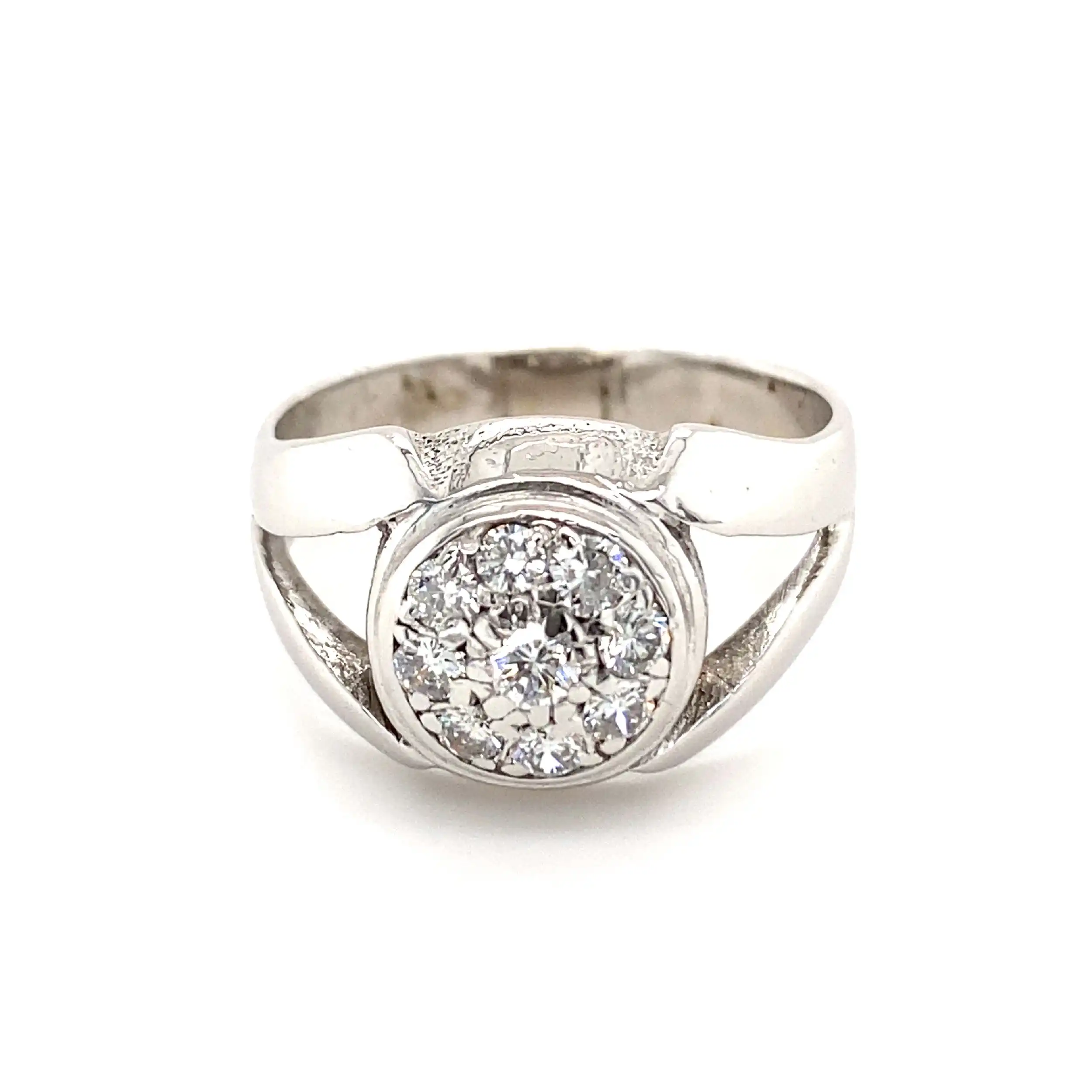 Ring Weißgold mit Brillanten Ring Weißgold mit Brillanten