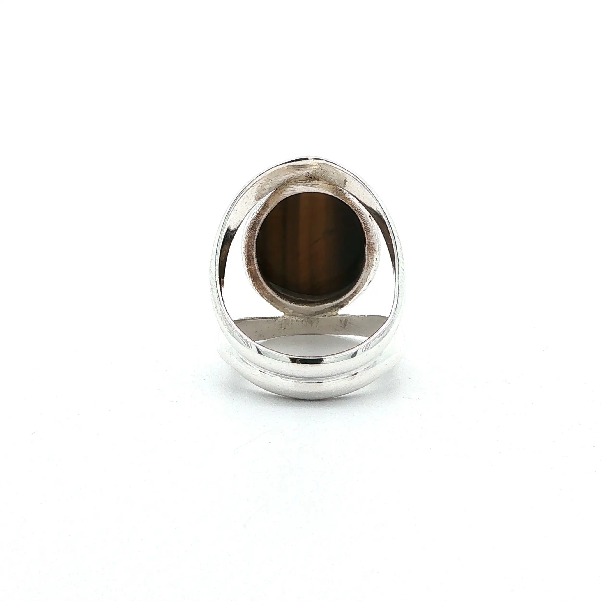 Silberring mit Tigerauge Silberring mit Tigerauge