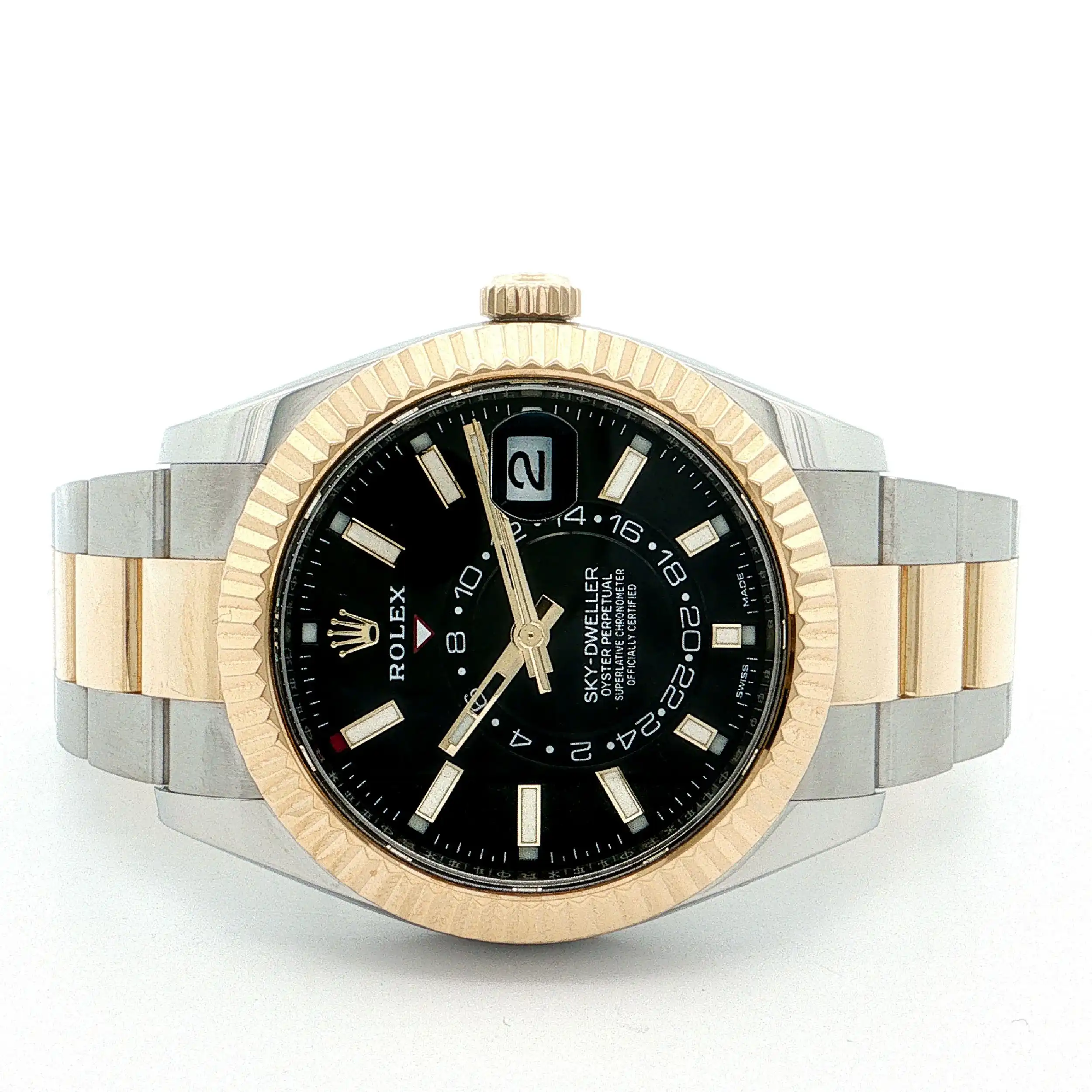 Herrenuhr Rolex Sky-Dweller 42mm Stahl/Gold Ref: 326933