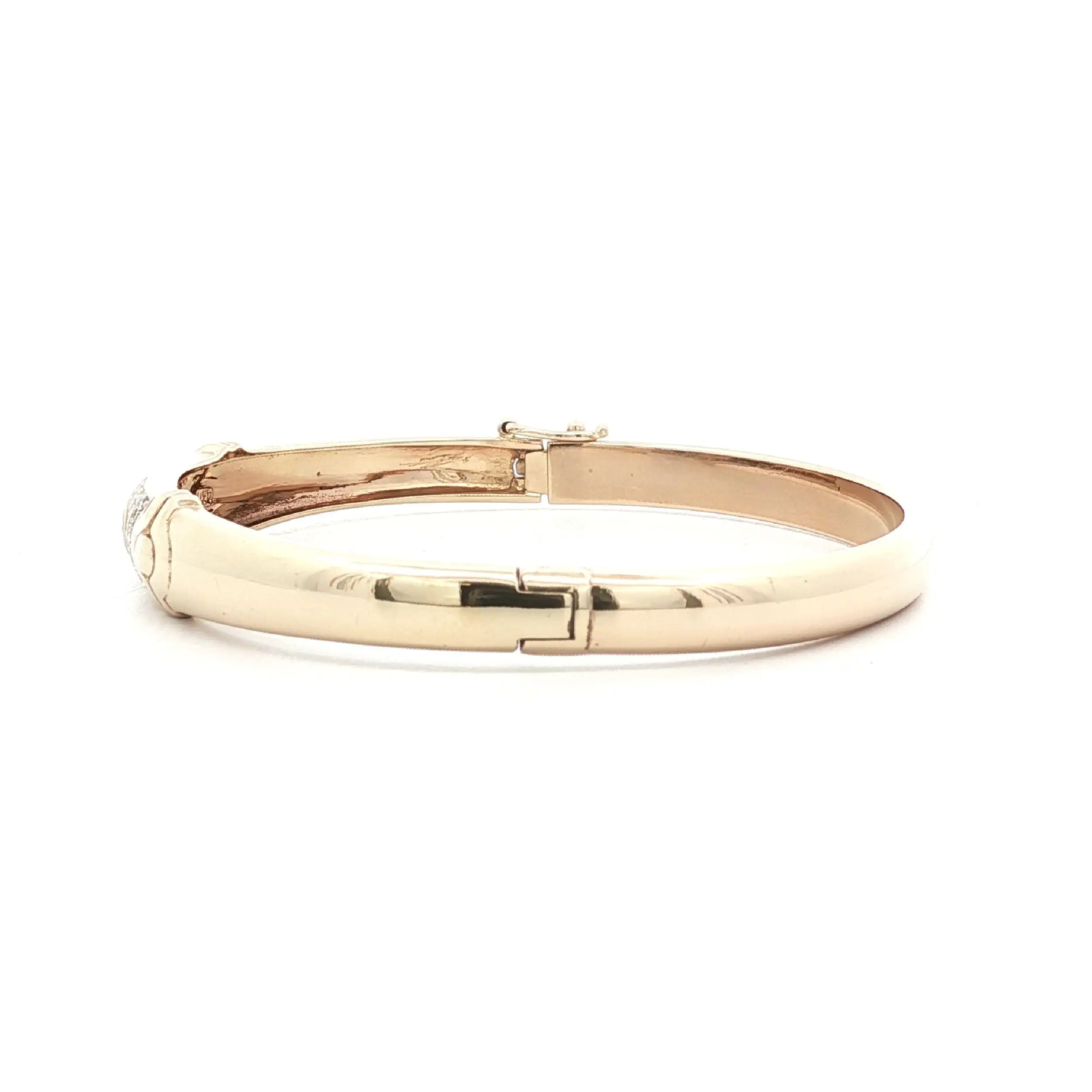 Armreif Gelbgold mit Saphir & Brillanten