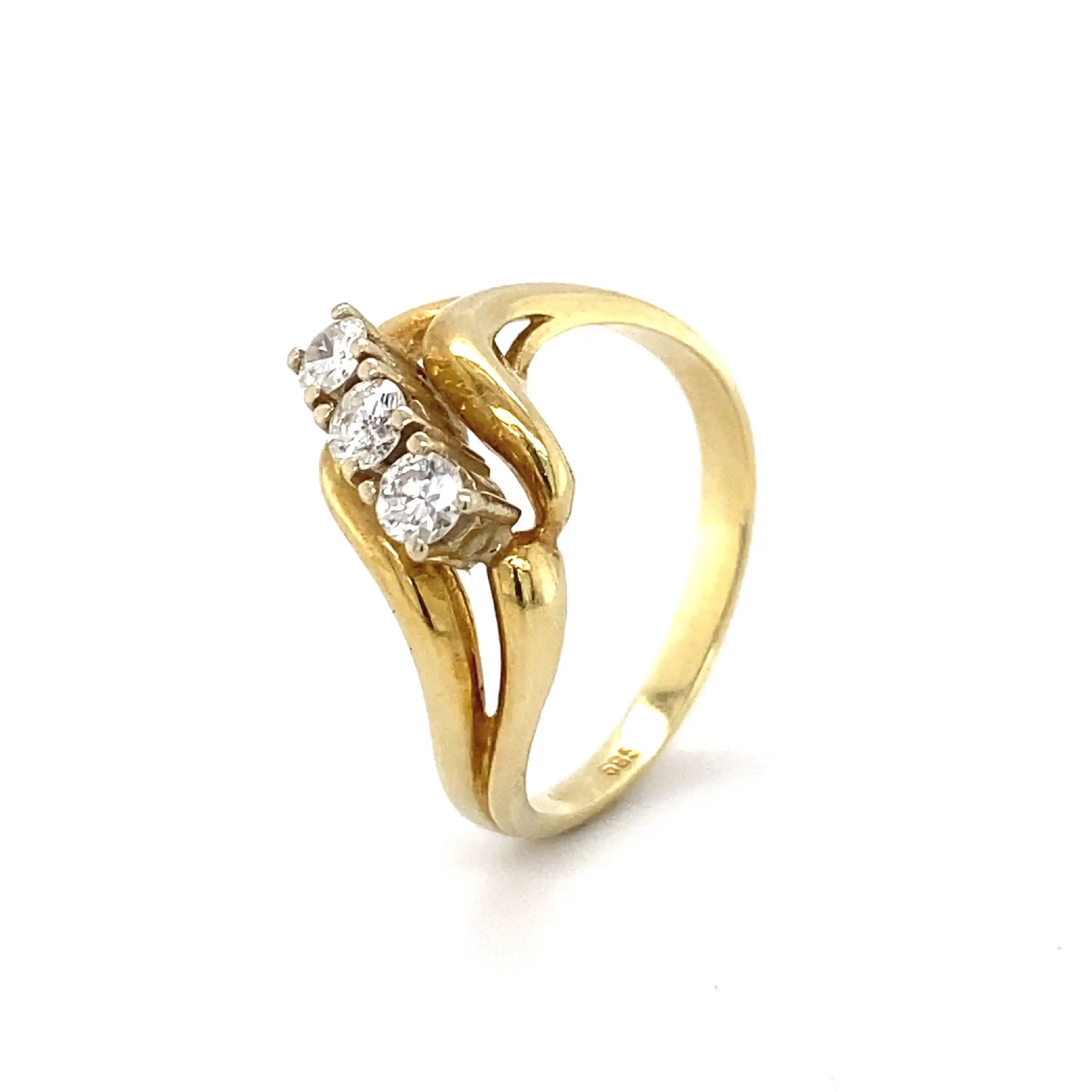Ring Gelbgold mit Brillanten Ring Gelbgold mit Brillanten