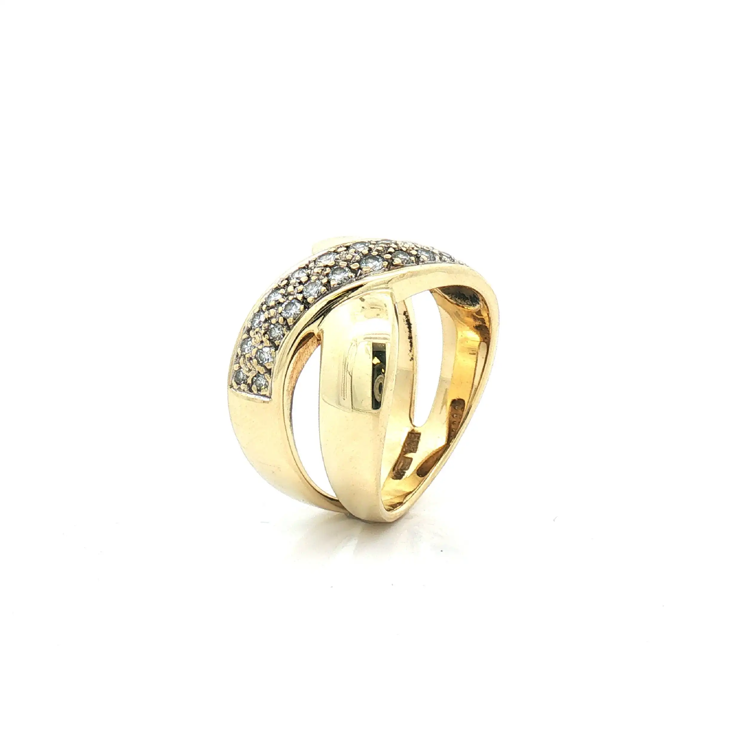 Ring Gelbgold mit Brillanten Ring Gelbgold mit Brillanten