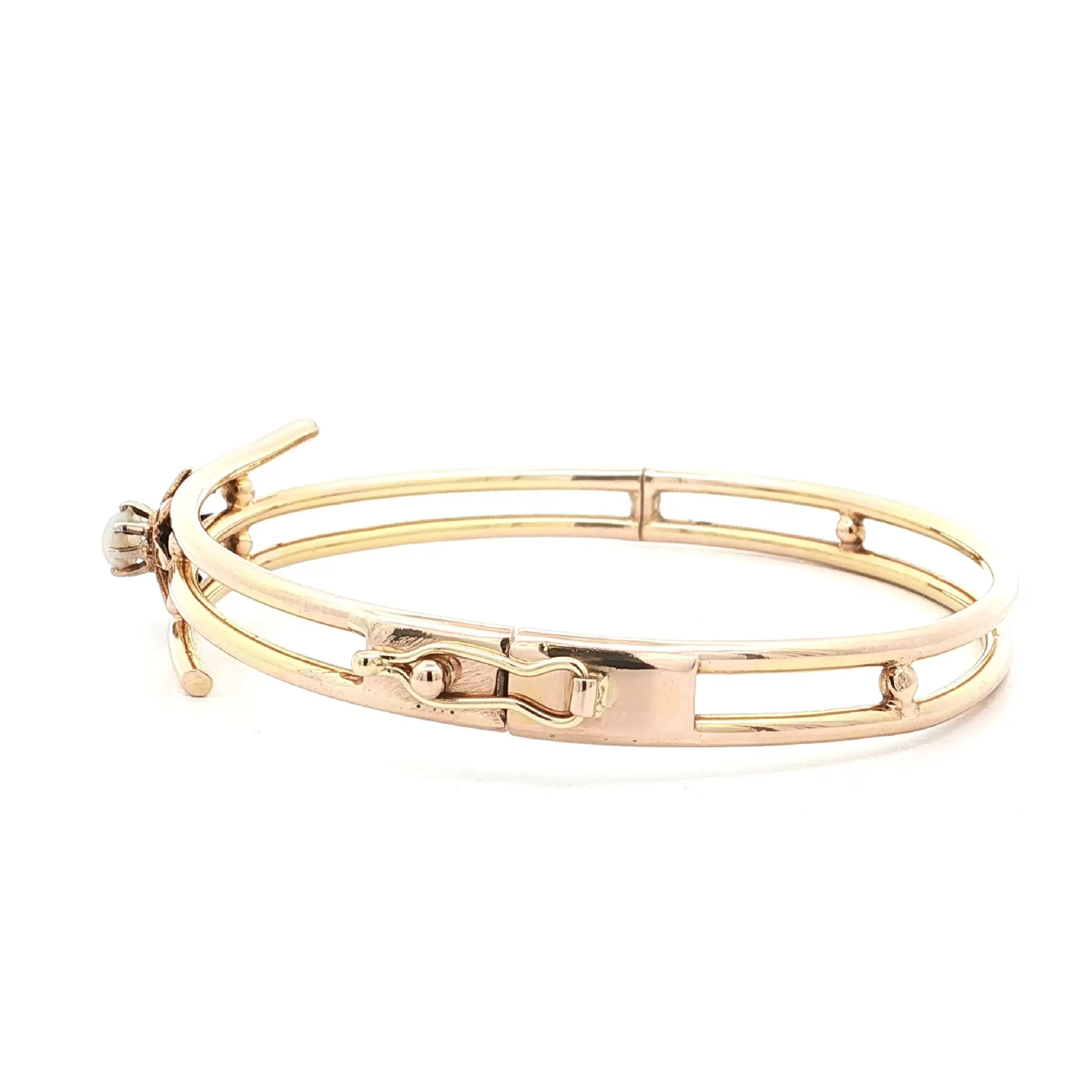Armreif Gelbgold mit Opal