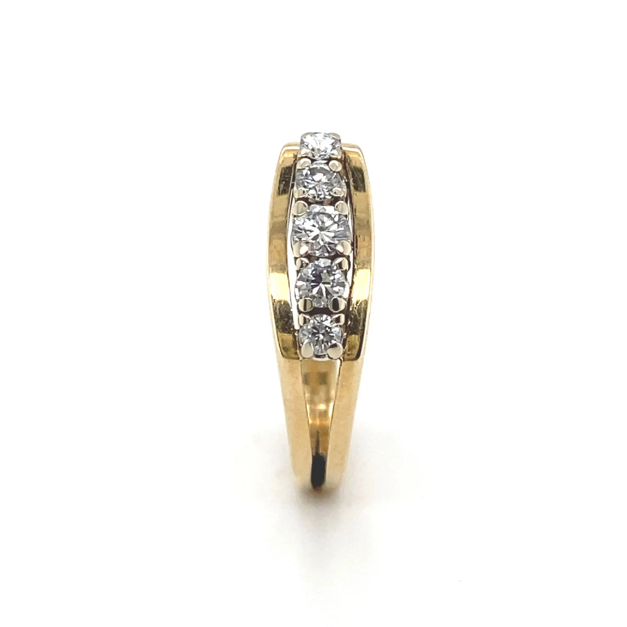 Ring Bicolor mit Brillanten Ring Bicolor mit Brillanten