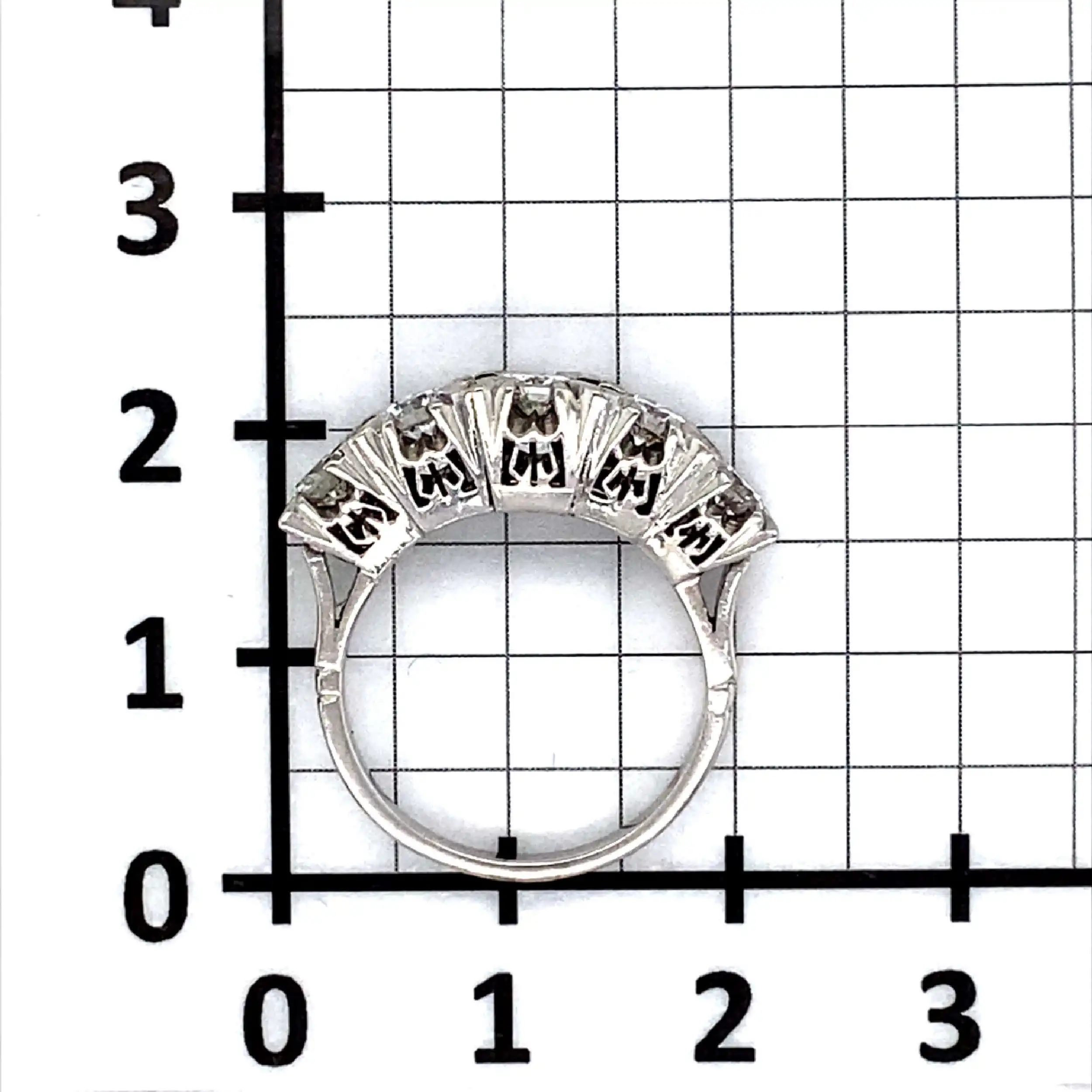 Ring Weißgold mit Brillanten Ring Weißgold mit Brillanten