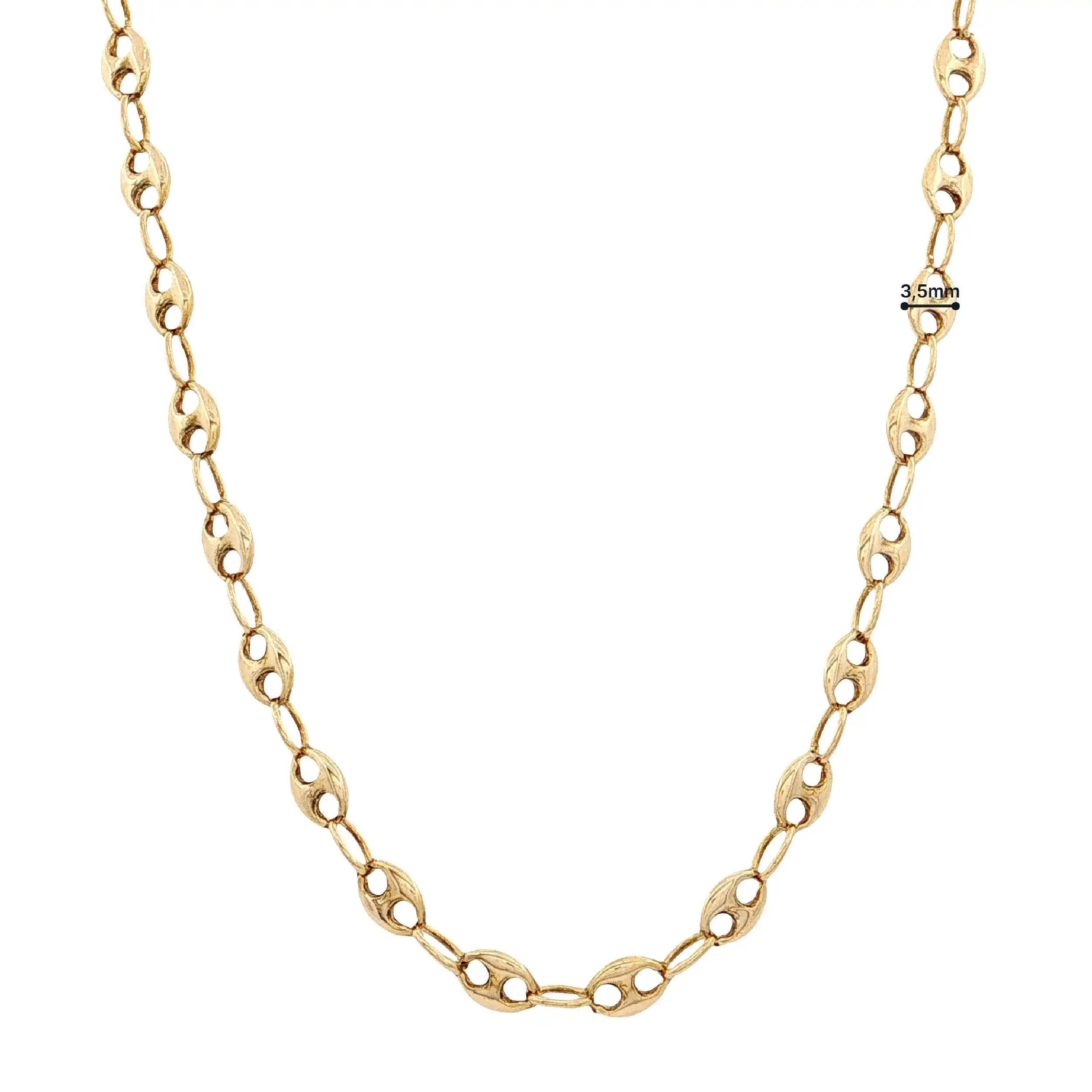 Bohnenkette Gelbgold