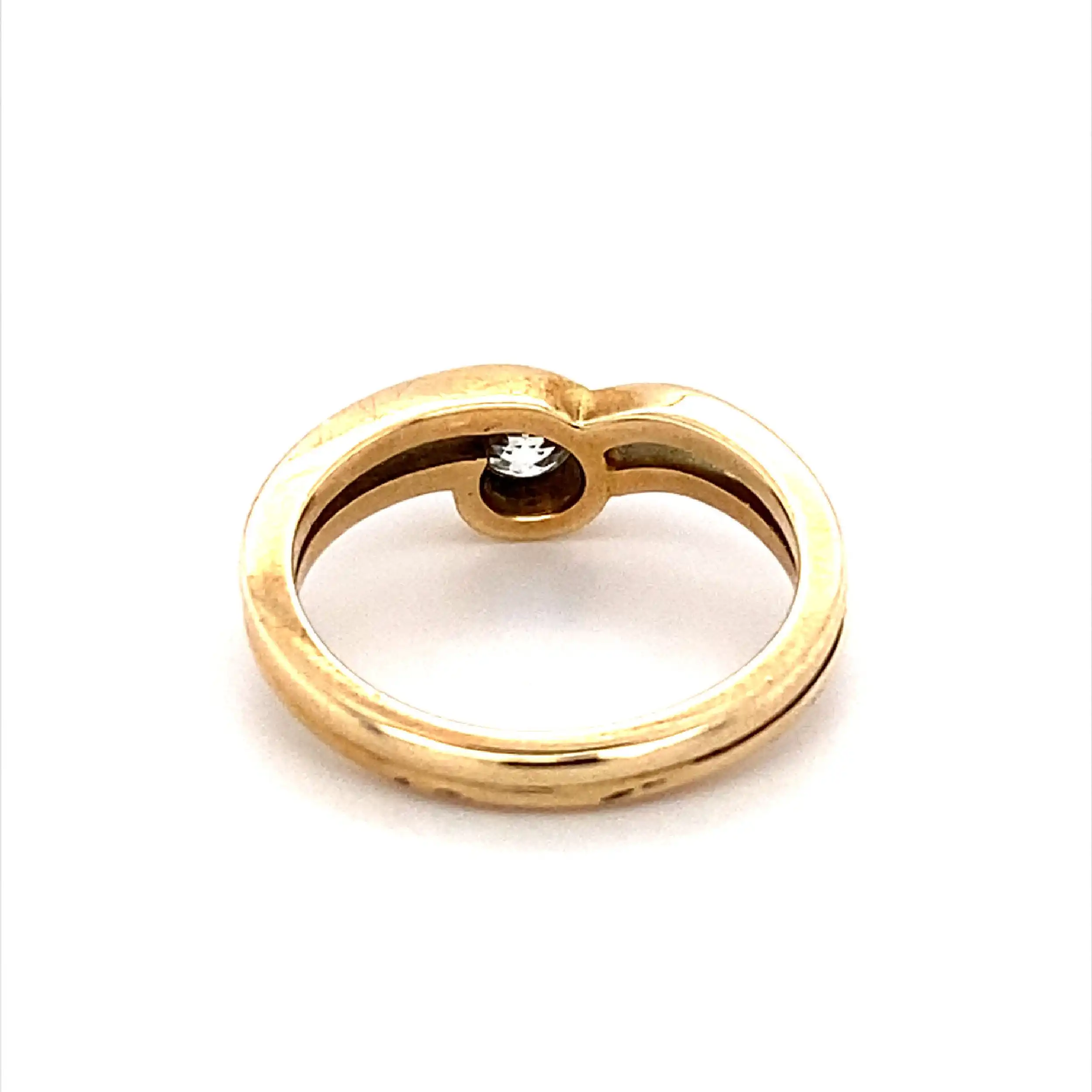 Ring Gelbgold mit Diamant Ring Gelbgold mit Diamant