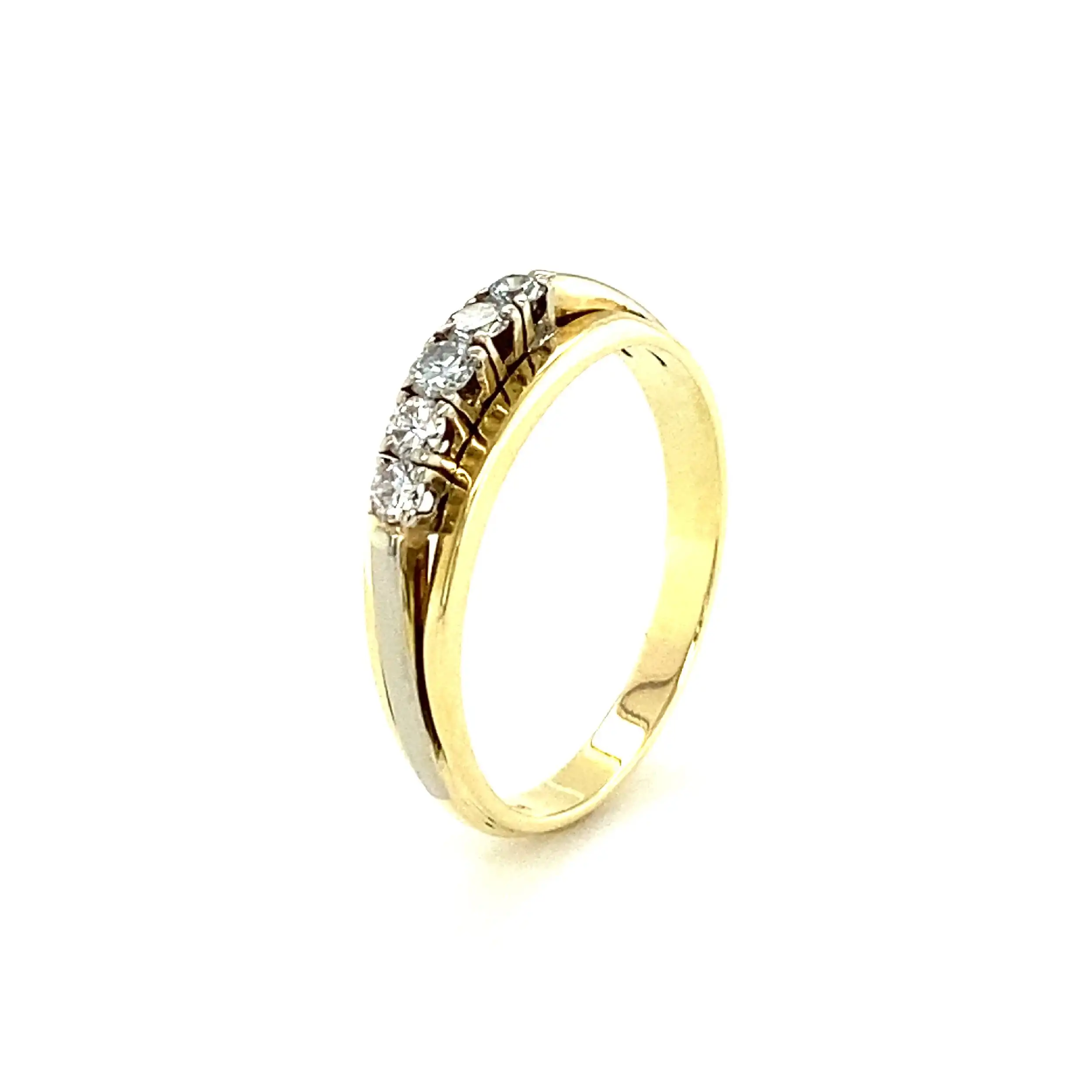 Ring Gelbgold mit Brillanten