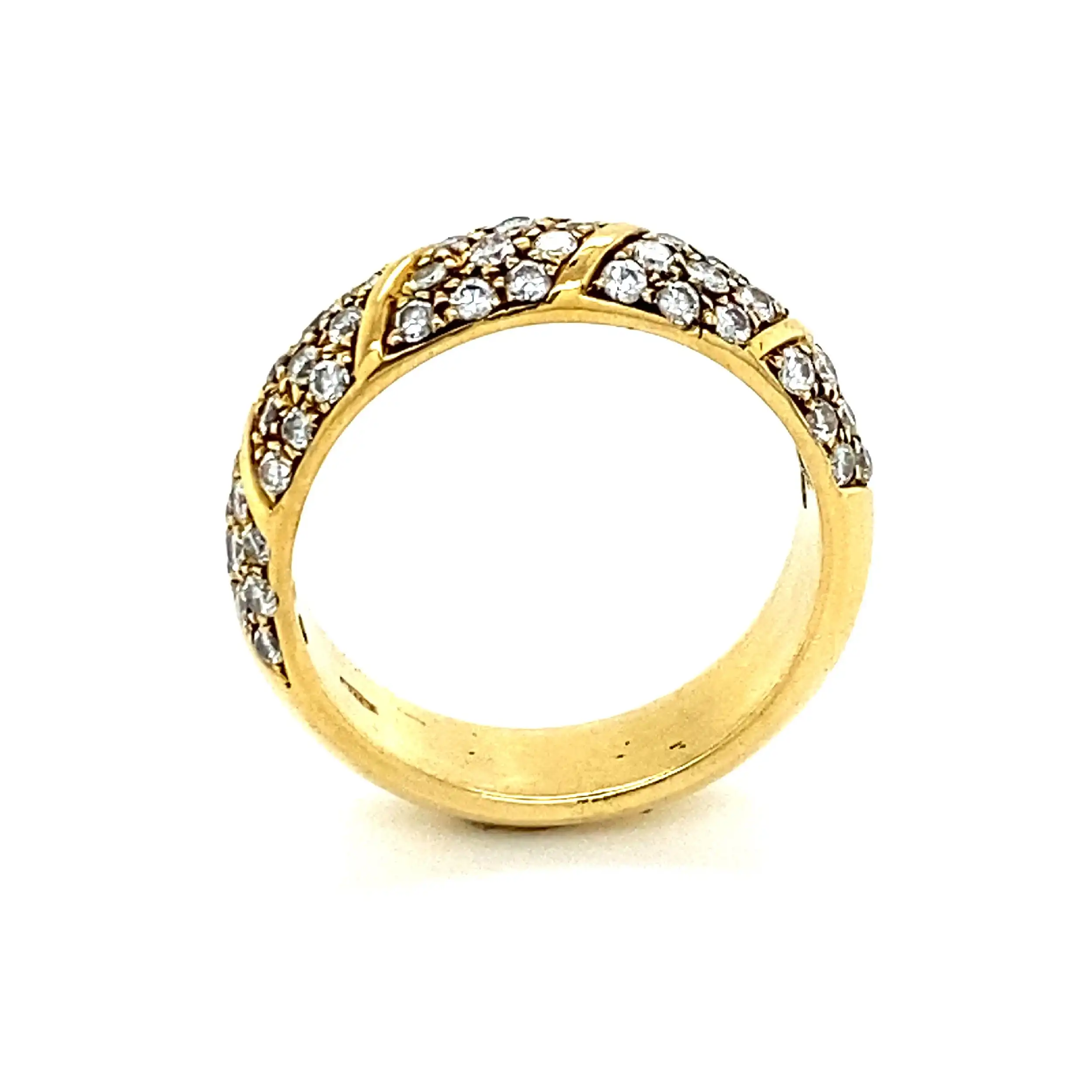 Ring Gelbgold mit Brillanten