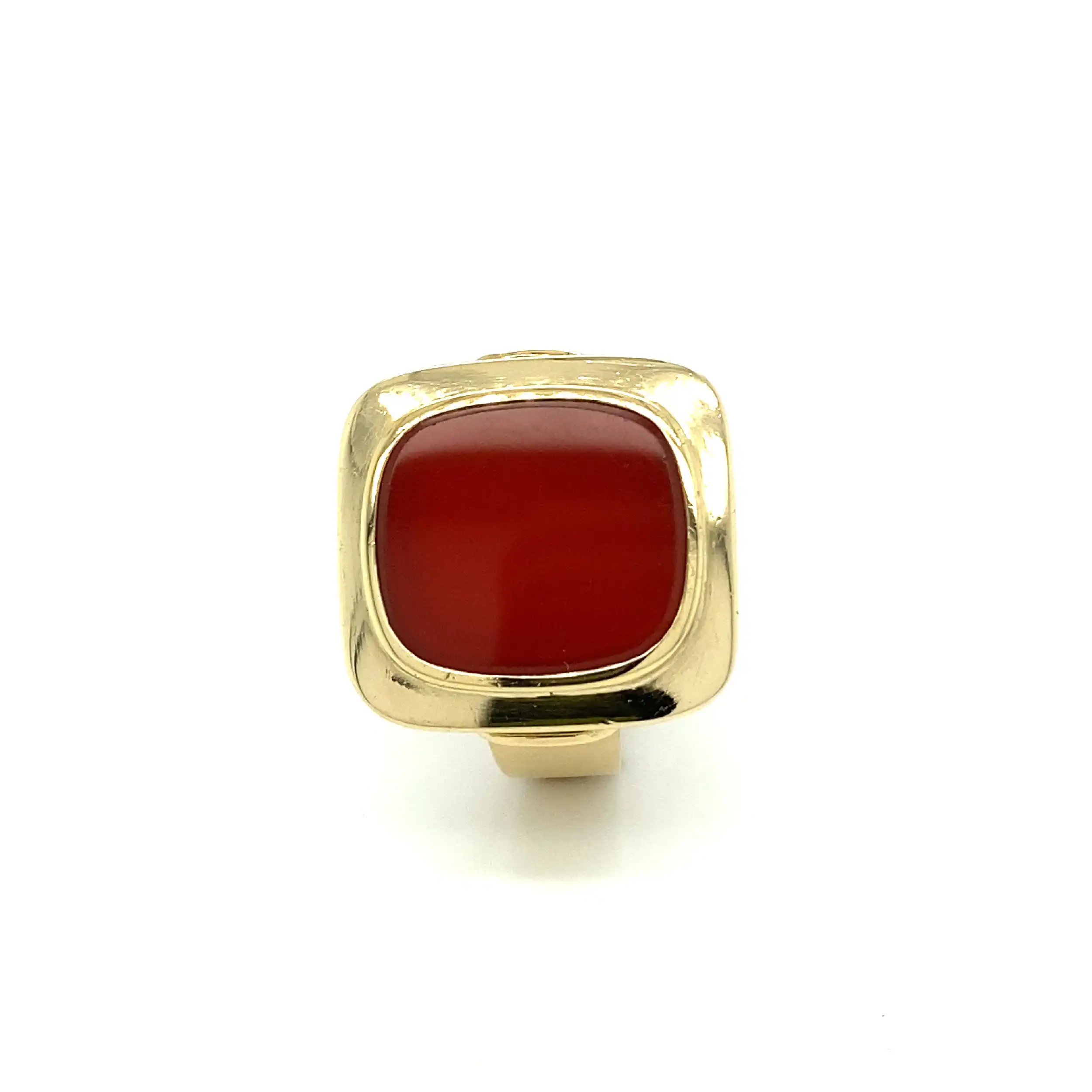 Ring Gelbgold mit Carneol Ring Gelbgold mit Carneol