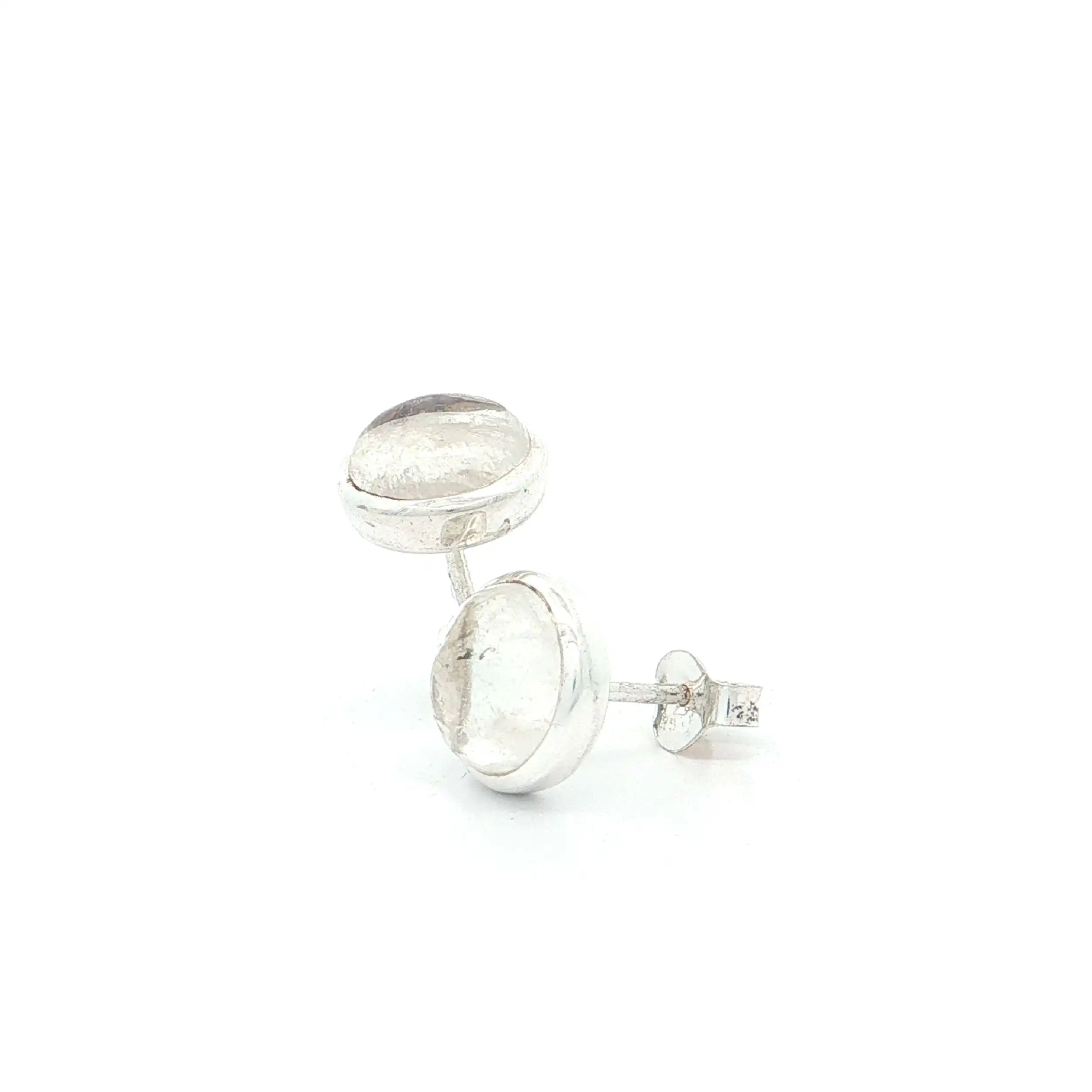 Ohrstecker Silber mit Mondstein Ohrstecker Silber mit Mondstein