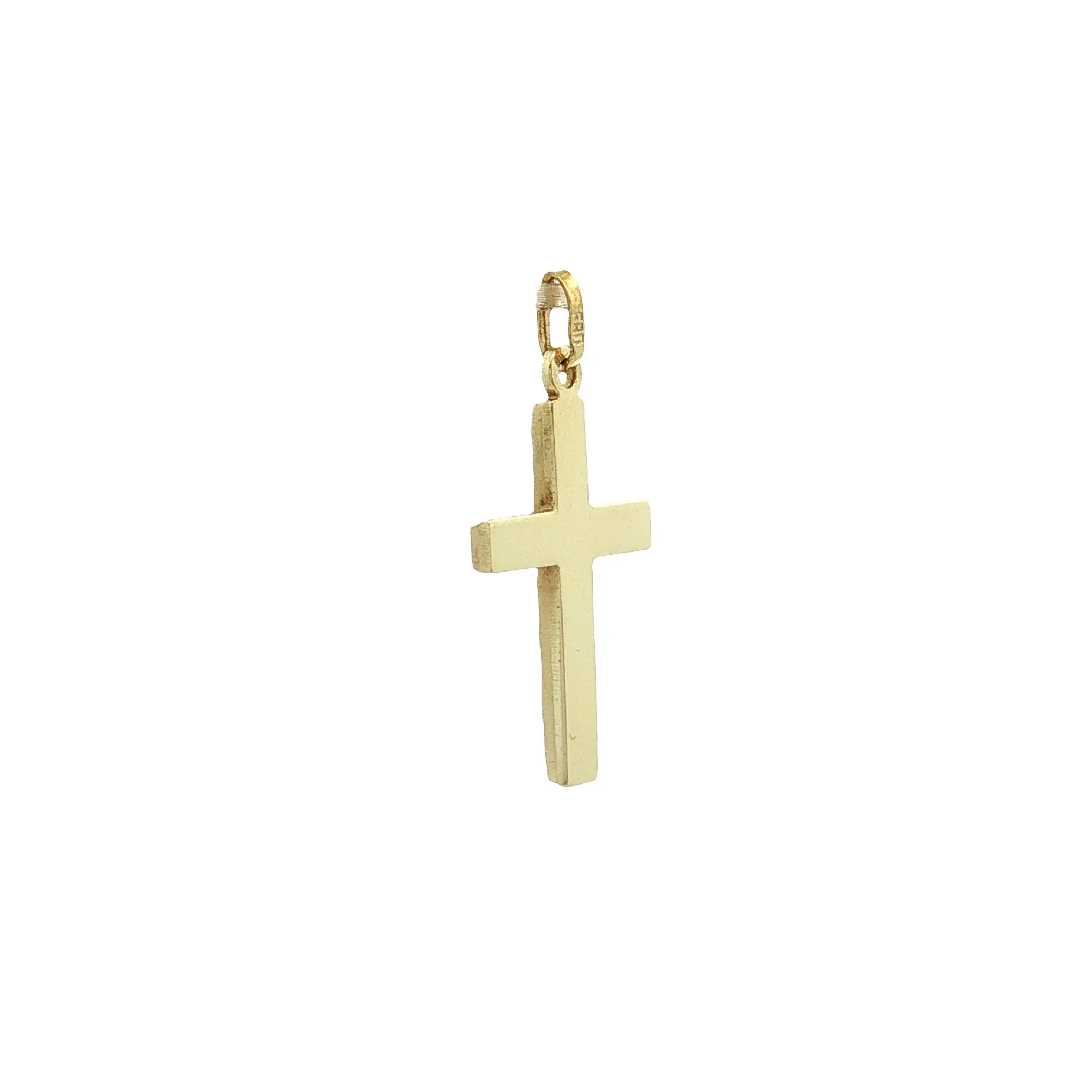 Anhänger Gelbgold Kreuz