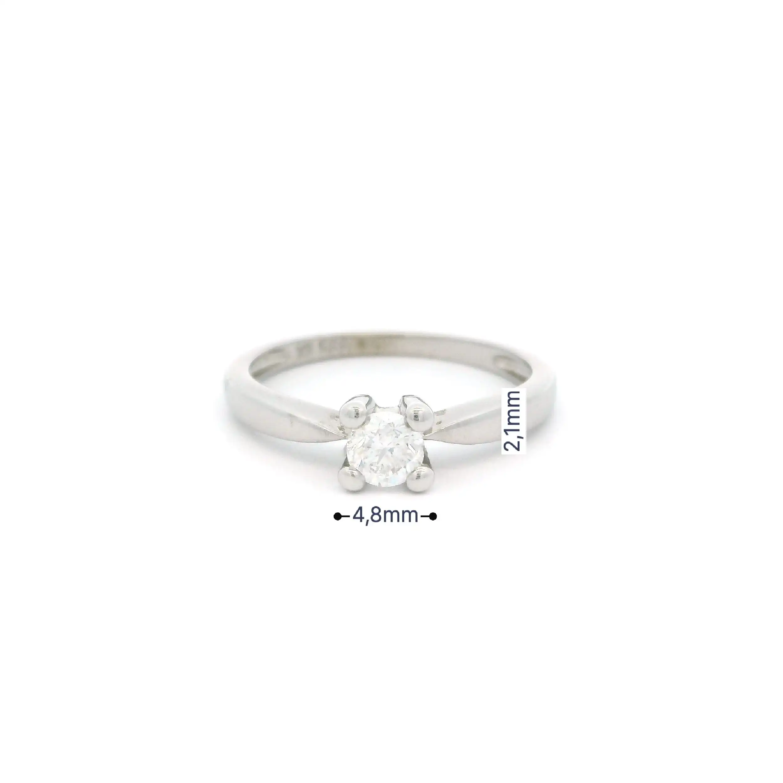 Ring Weißgold mit Brillant