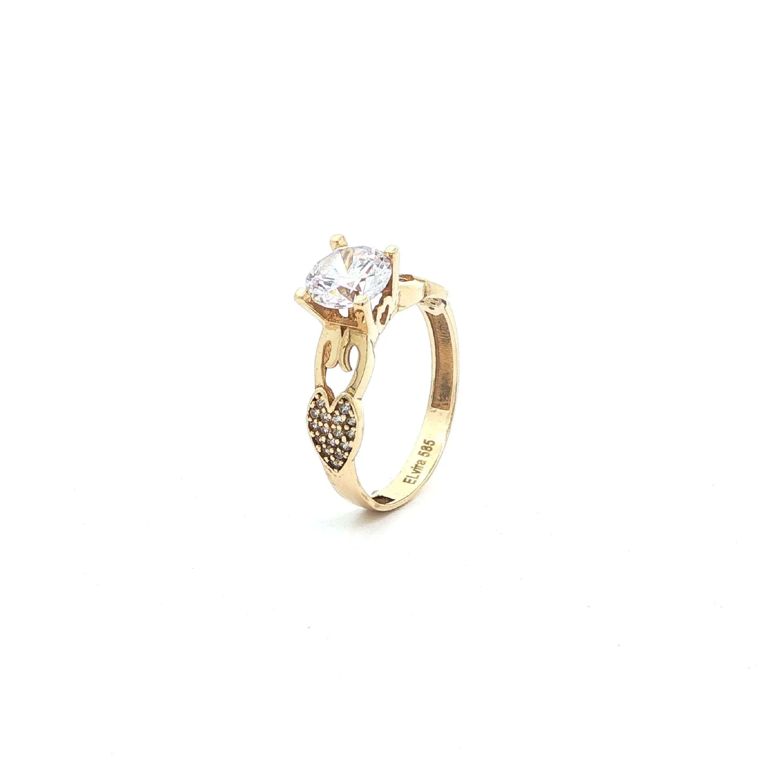 Ring Gelbgold mit Zirkonia