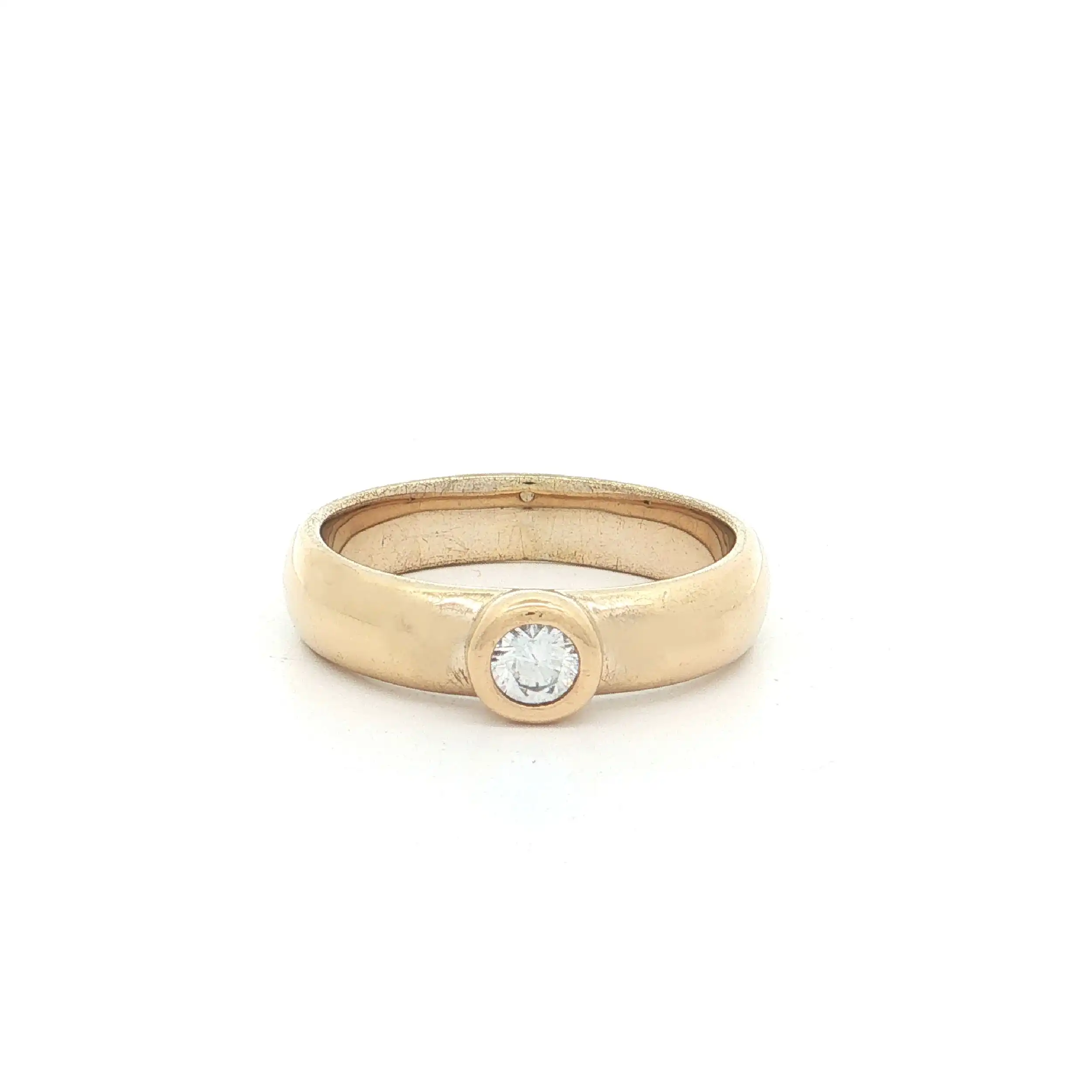 Ring Silber vergoldet mit Zirkonia