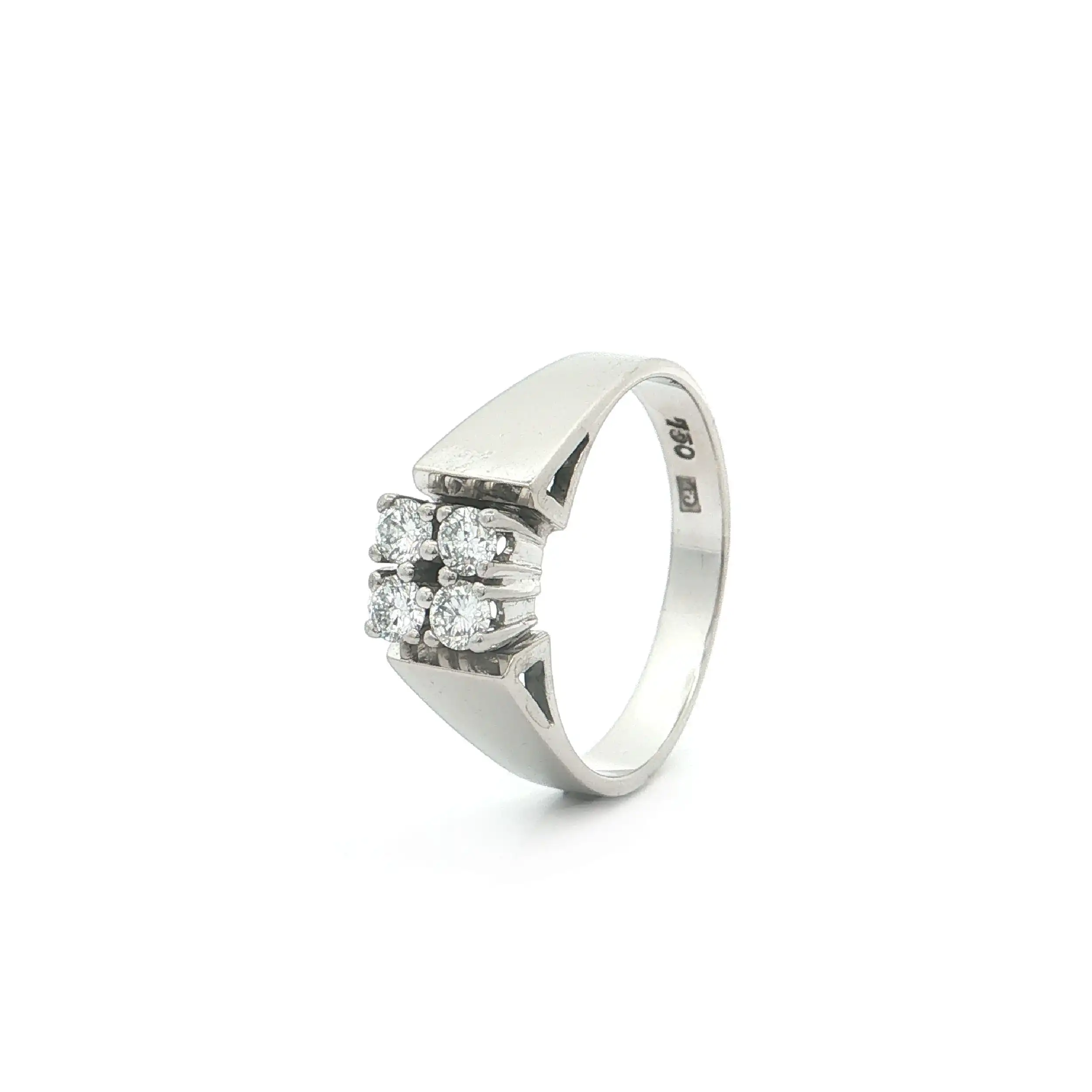 Ring Weißgold mit Brillanten