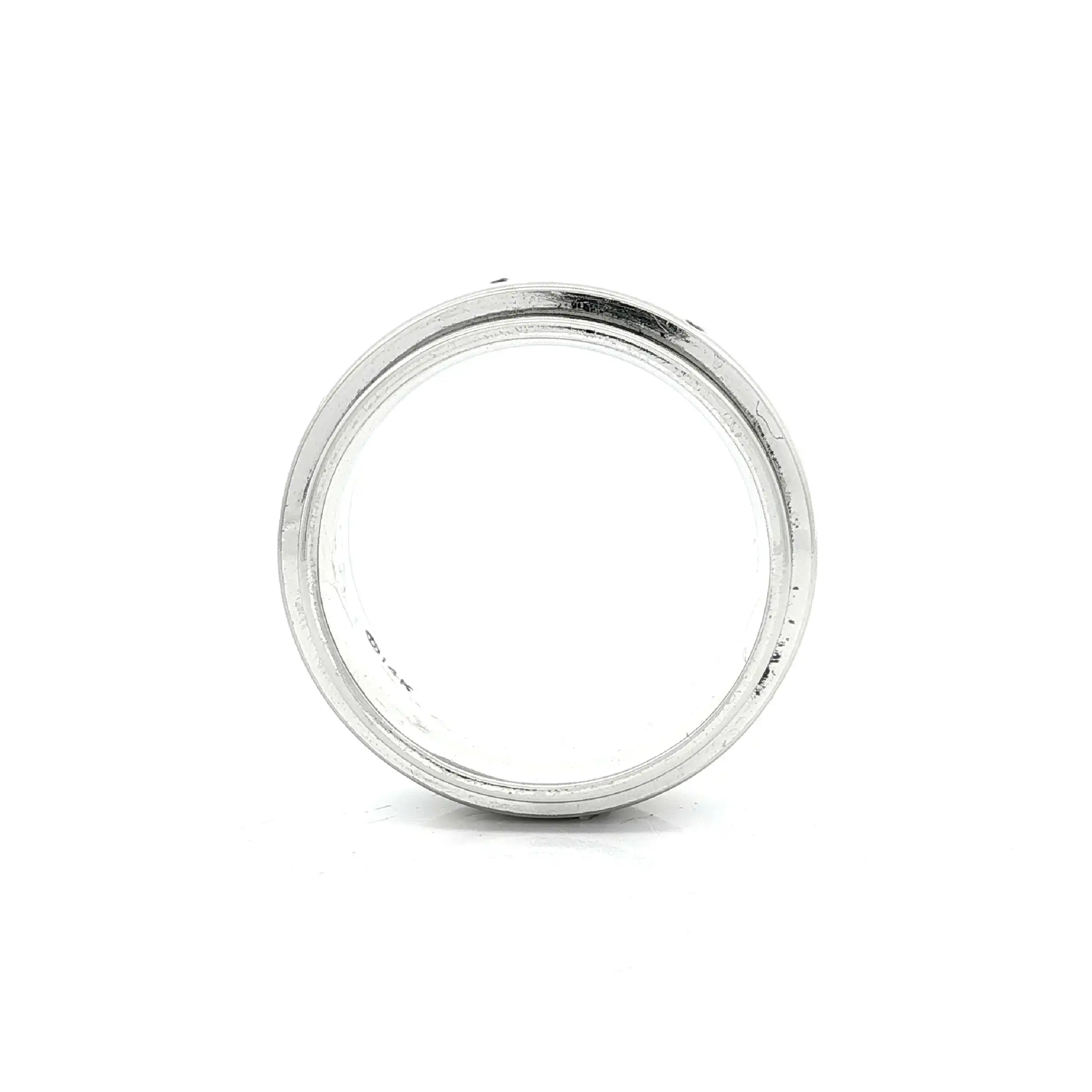Ring Weißgold Drehbar mit Brillanten