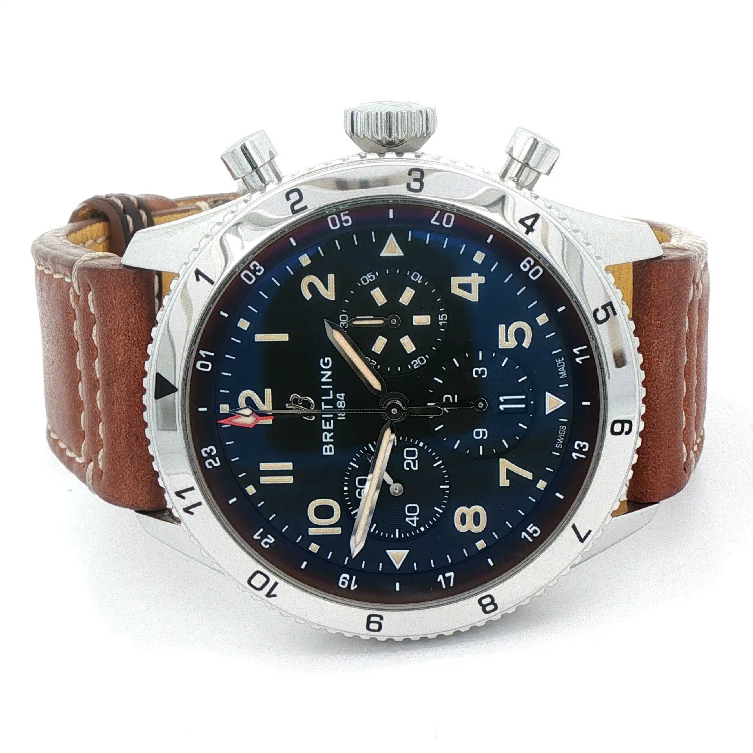 Herrenuhr Breitling Super Avi B04 Chronograph GMT 46 P-51 Mustang Herrenuhr Breitling Super Avi B04 Chronograph GMT 46 P-51 Mustang
