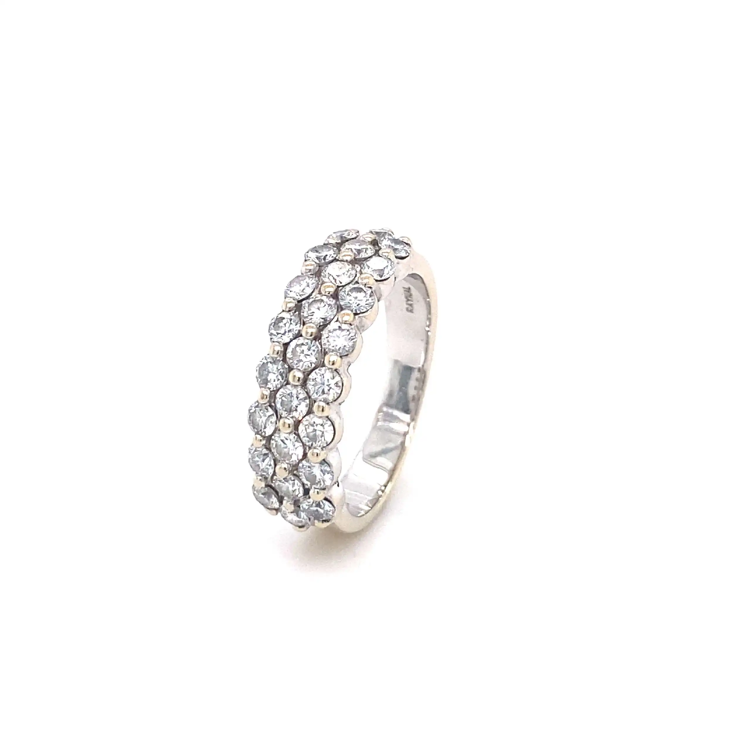 Ring Bicolor mit Brillanten