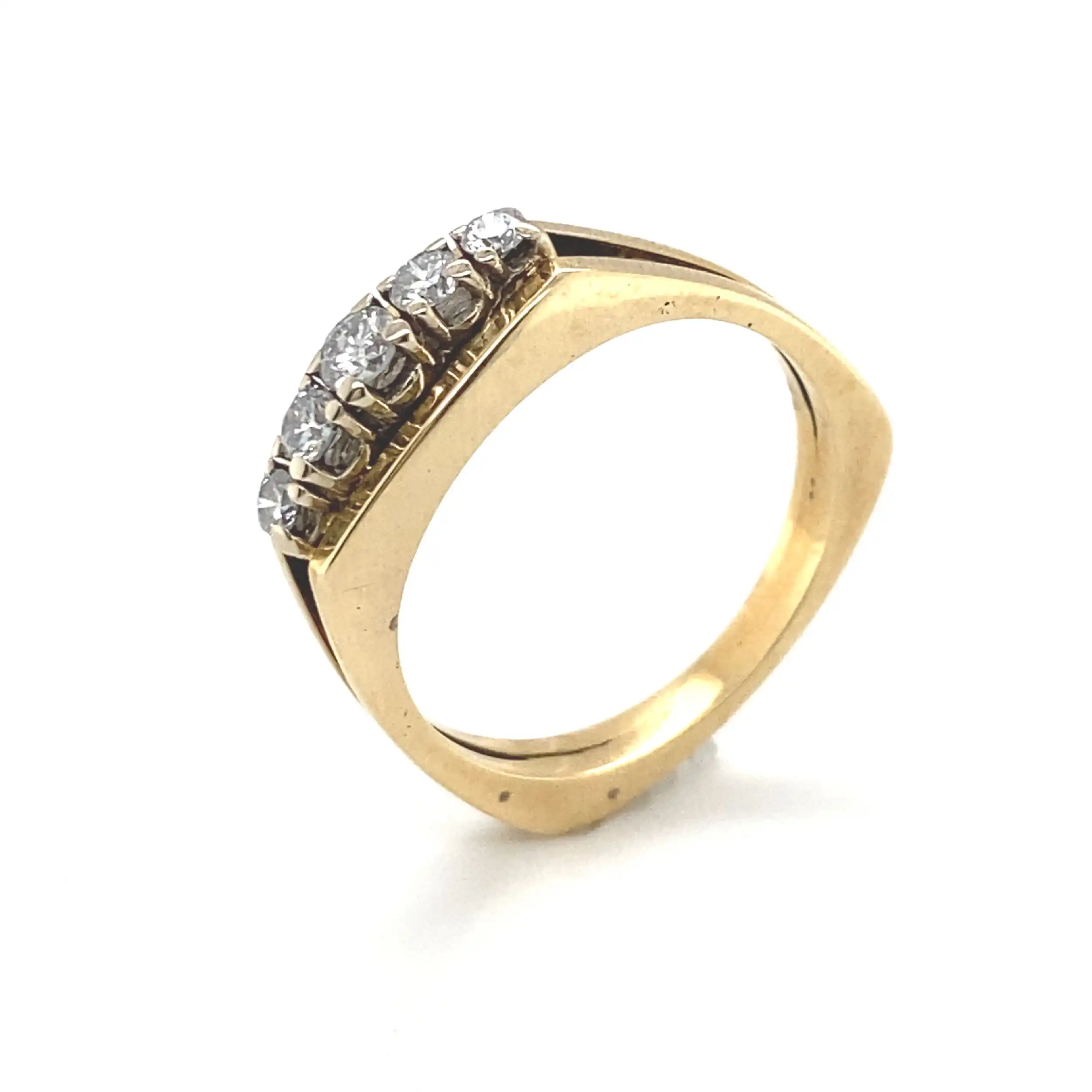 Ring Bicolor mit Brillanten Ring Bicolor mit Brillanten