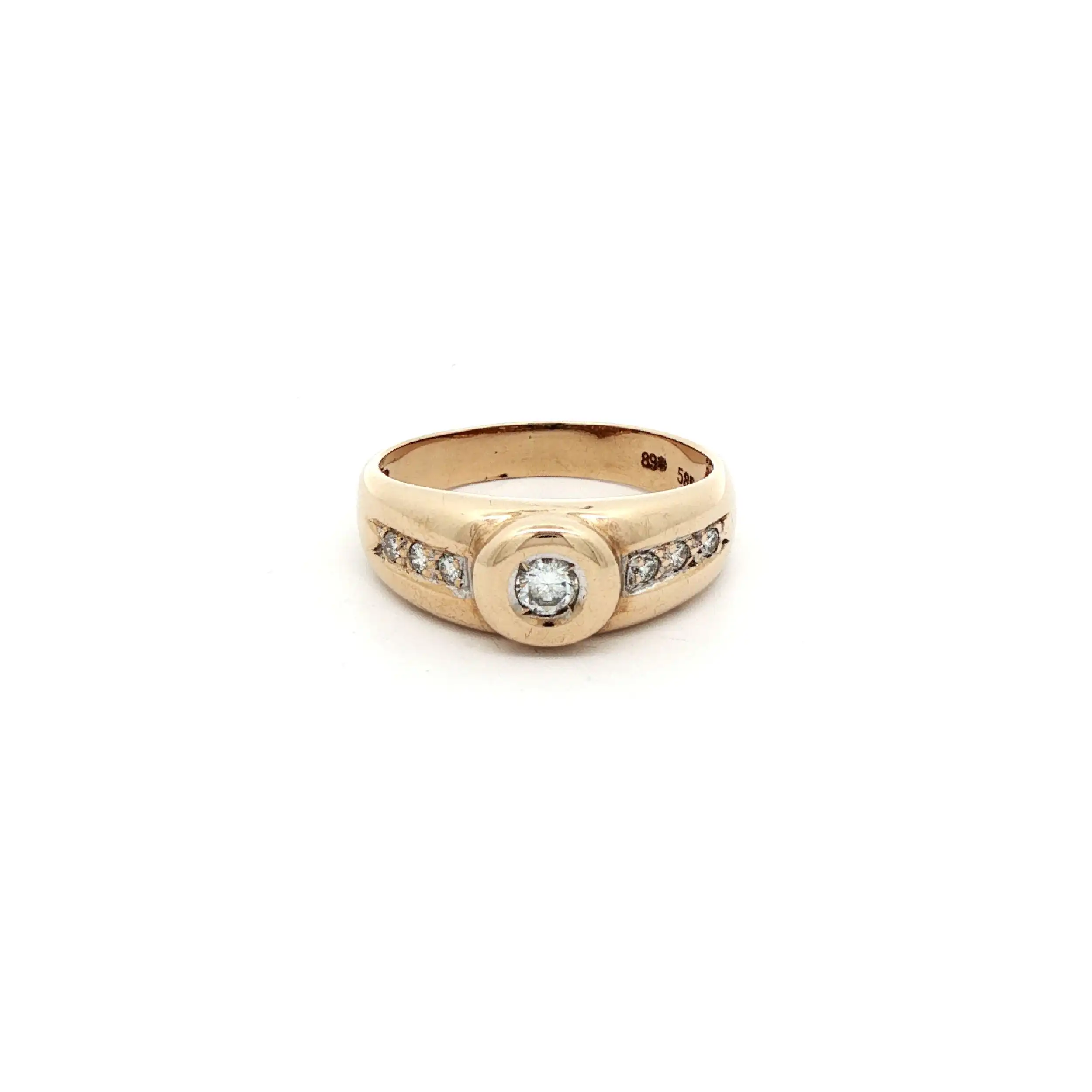 Ring Gelbgold mit Brillanten