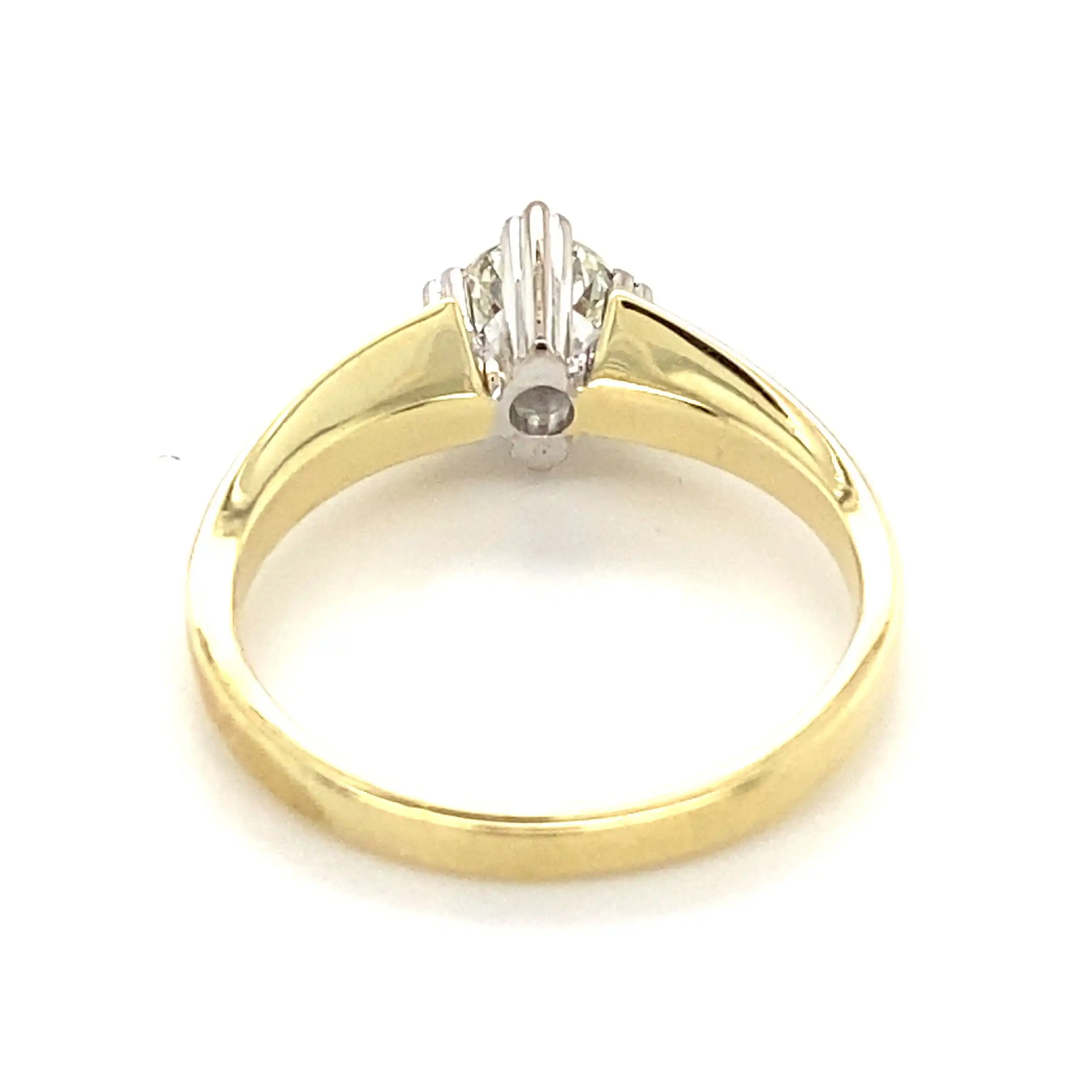 Solitärring Gelbgold mit Brillant Solitärring Gelbgold mit Brillant