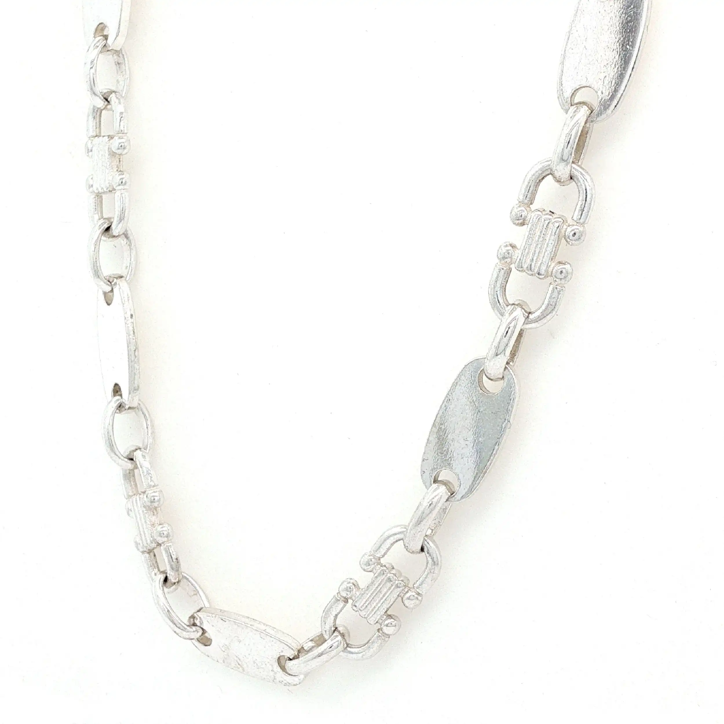Plattenkette Silber Plattenkette Silber