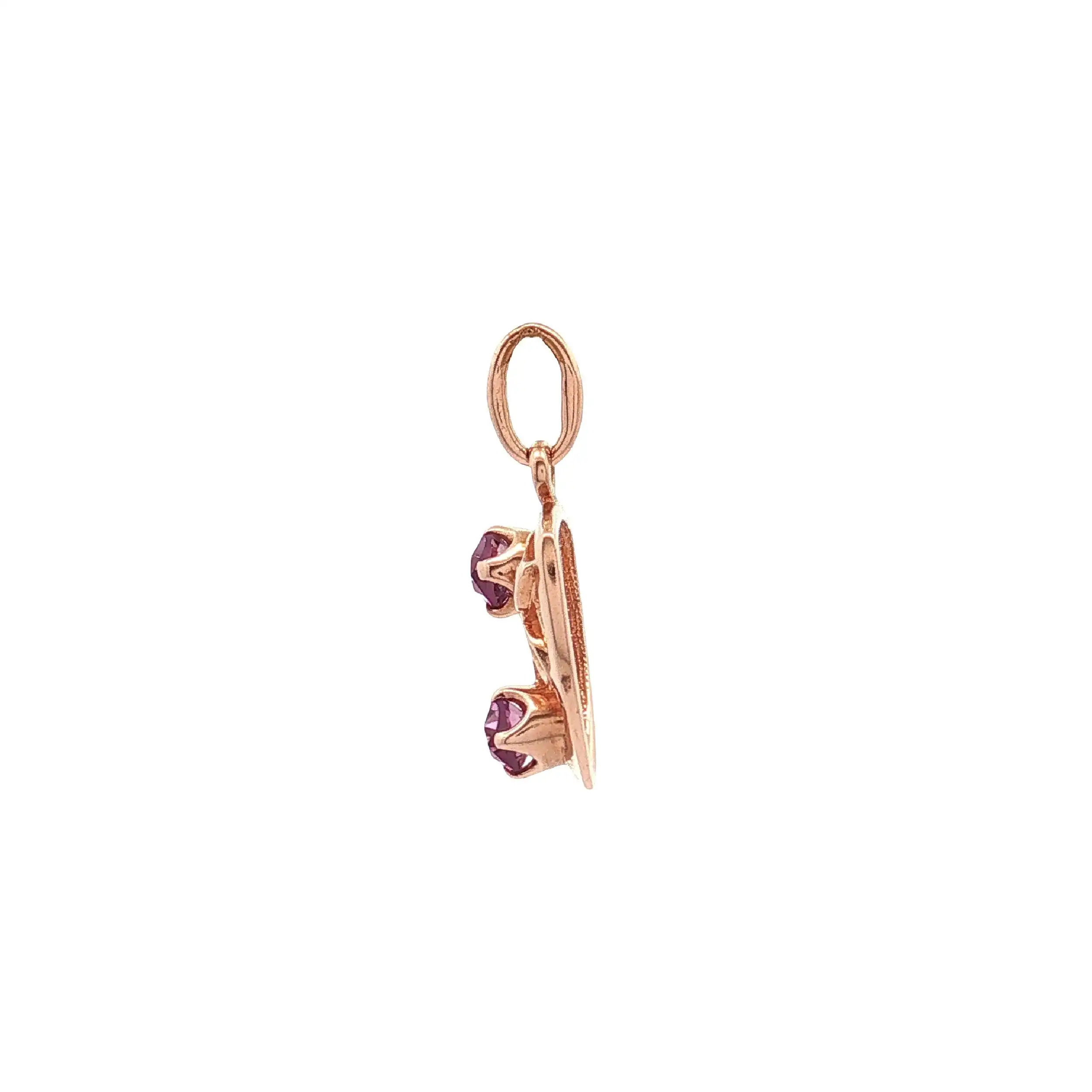 Anhänger Rotgold mit Amethyst