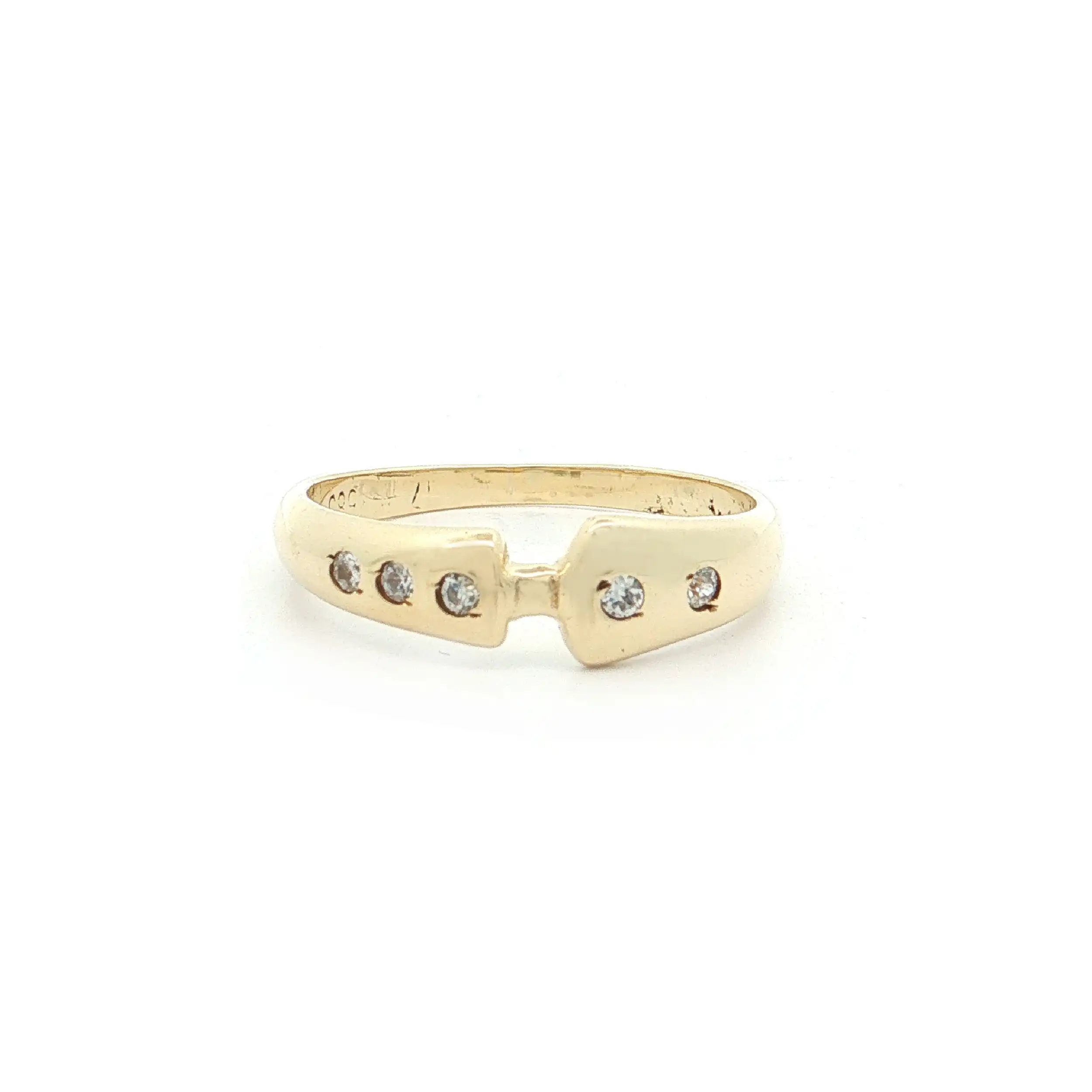 Ring Gelbgold mit Zirkonia Ring Gelbgold mit Zirkonia