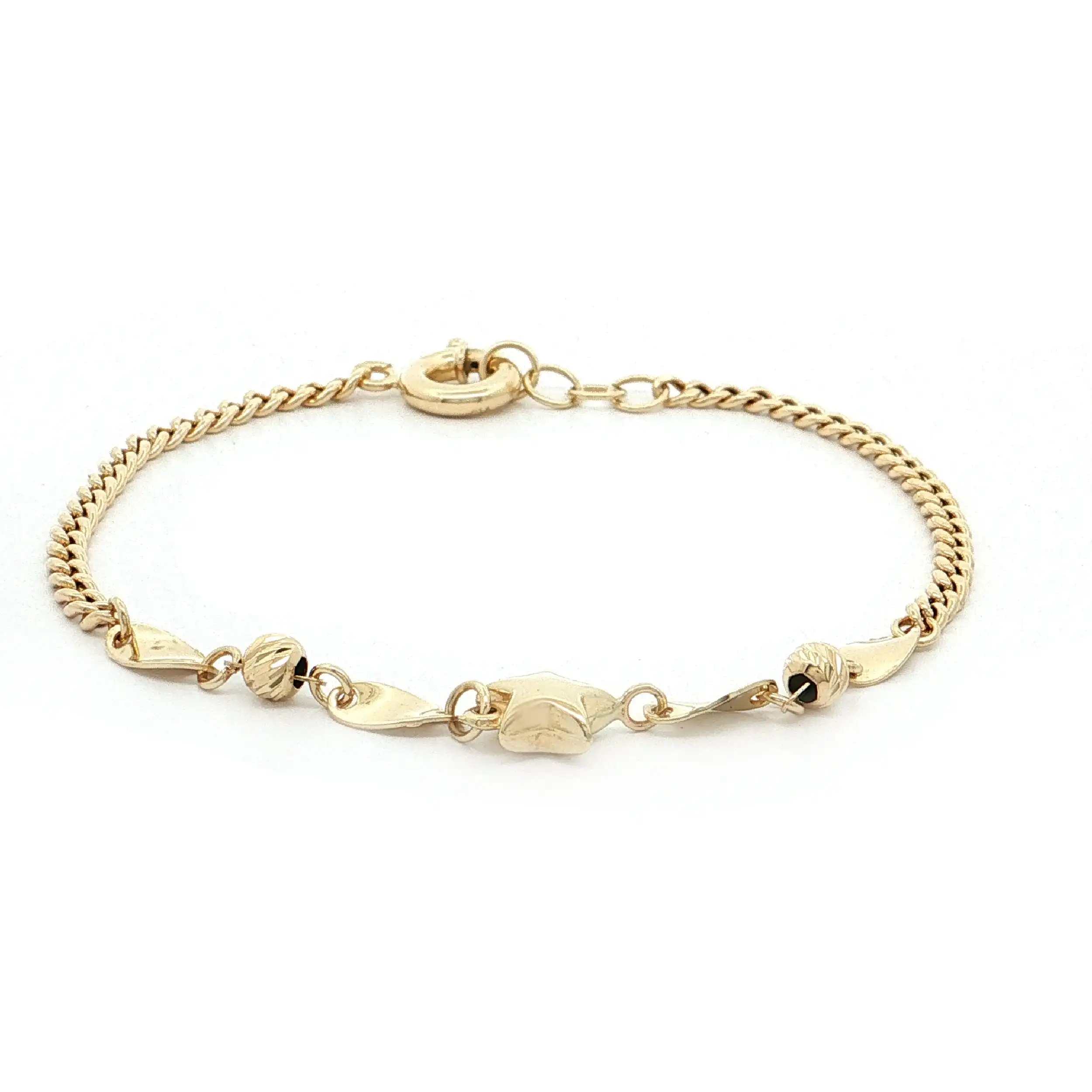 Armband Gelbgold mit Sternchen Armband Gelbgold mit Sternchen