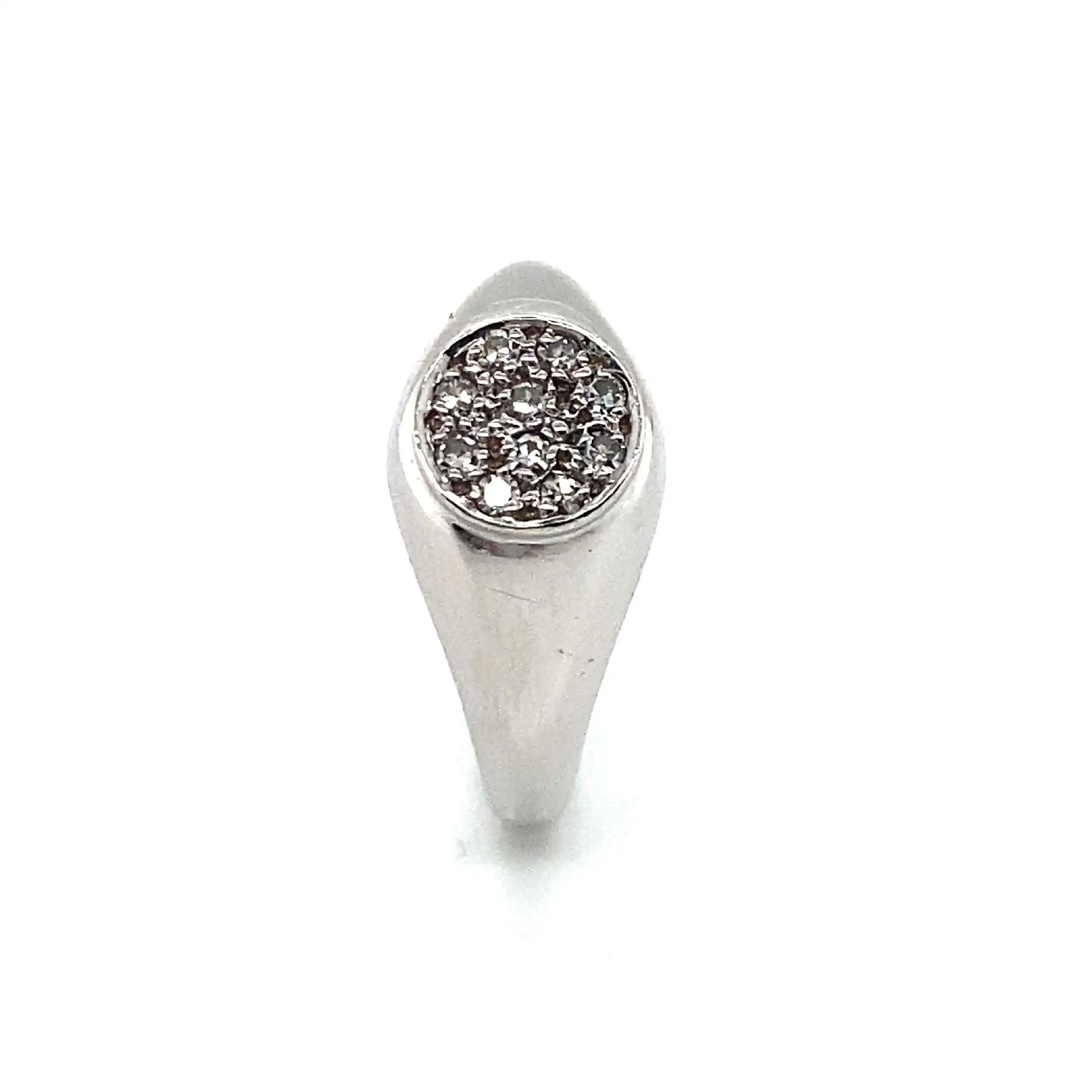 Ring Weißgold mit Diamanten Ring Weißgold mit Diamanten