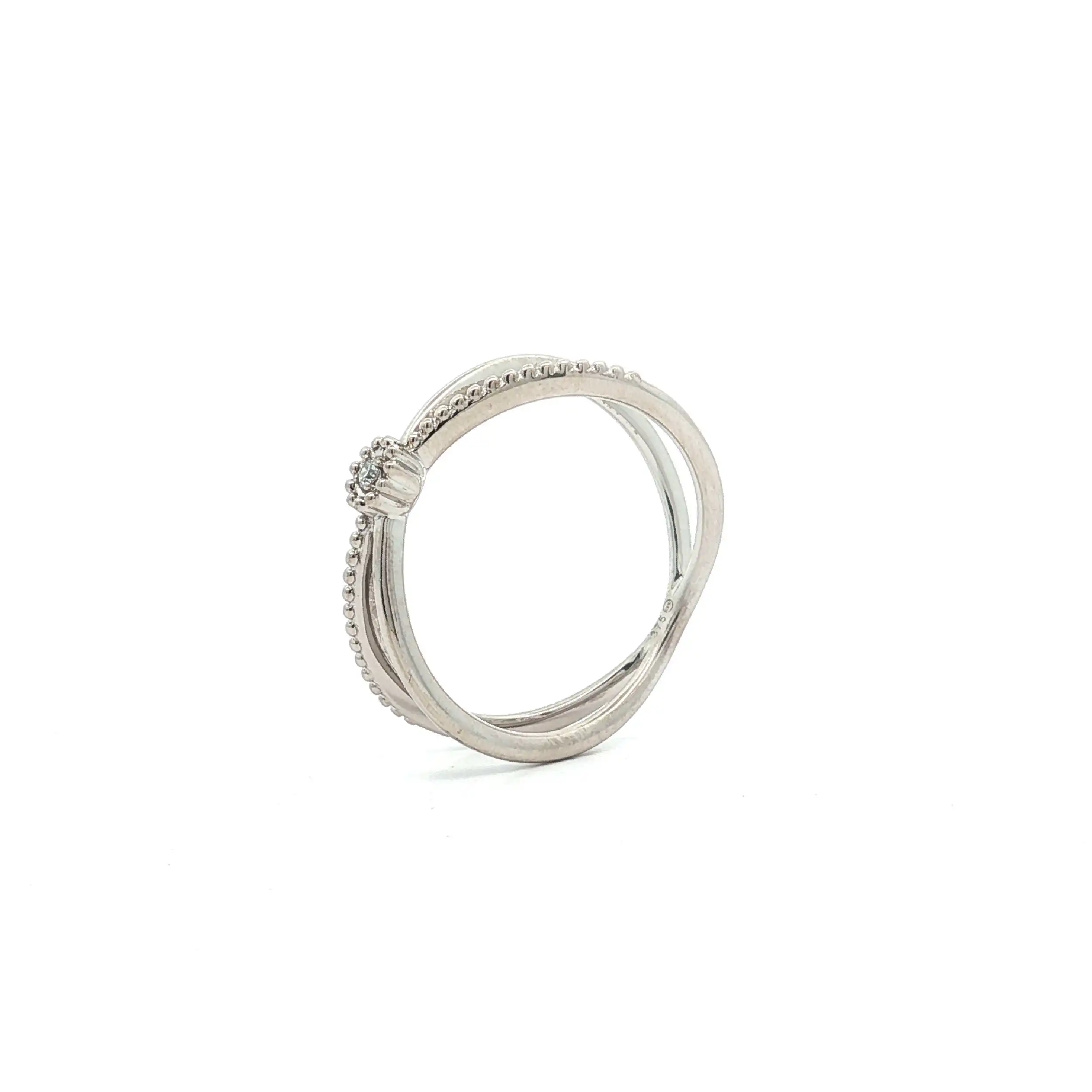 Ring Weißgold Christ mit Brillant Ring Weißgold Christ mit Brillant