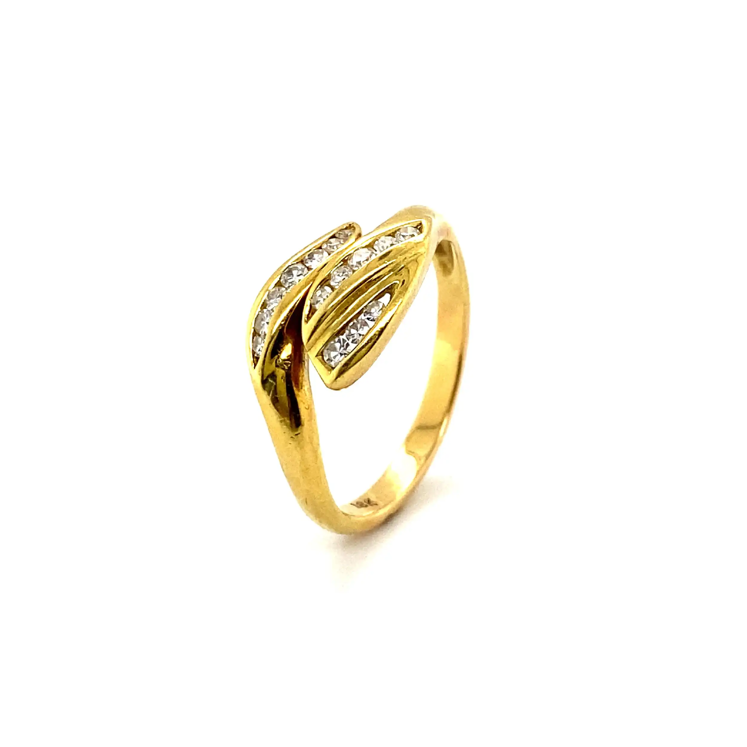 Ring Gelbgold mit Diamanten Ring Gelbgold mit Diamanten