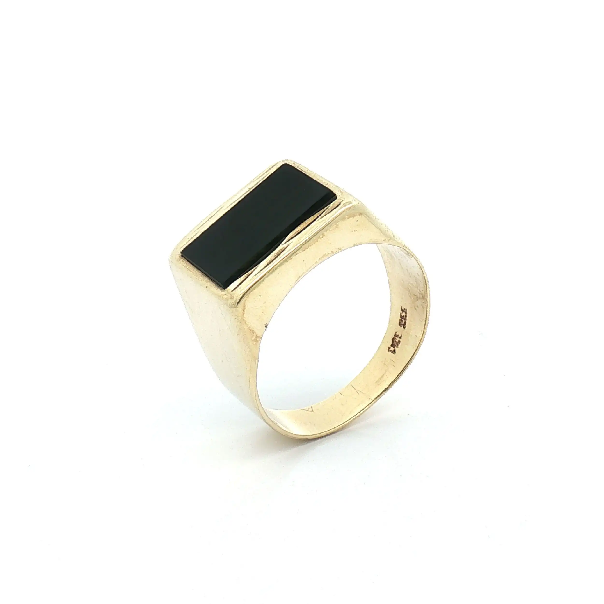 Ring Gelbgold mit Onyx Ring Gelbgold mit Onyx