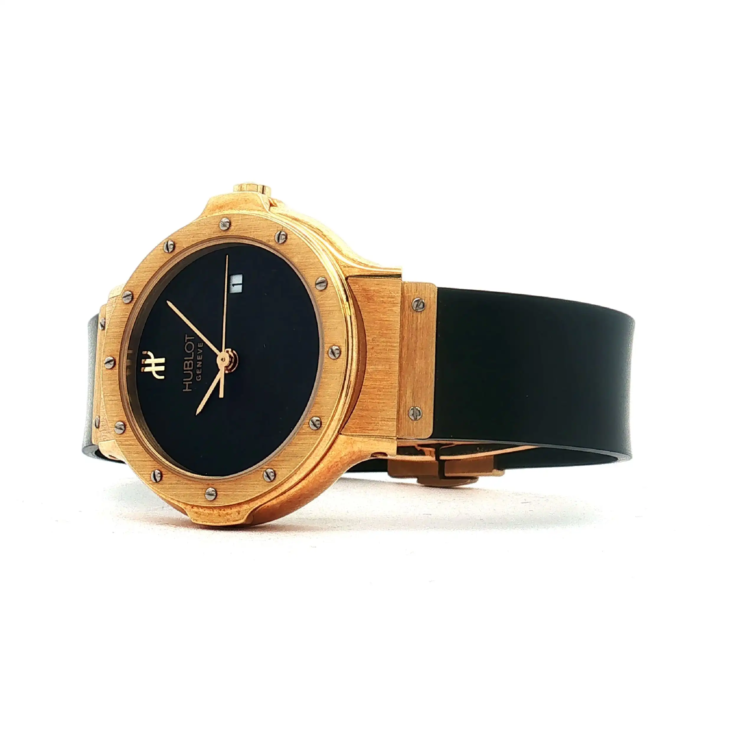 Damenuhr Hublot Geneve Classic 1394.3 Quarz sehr kurzes Band