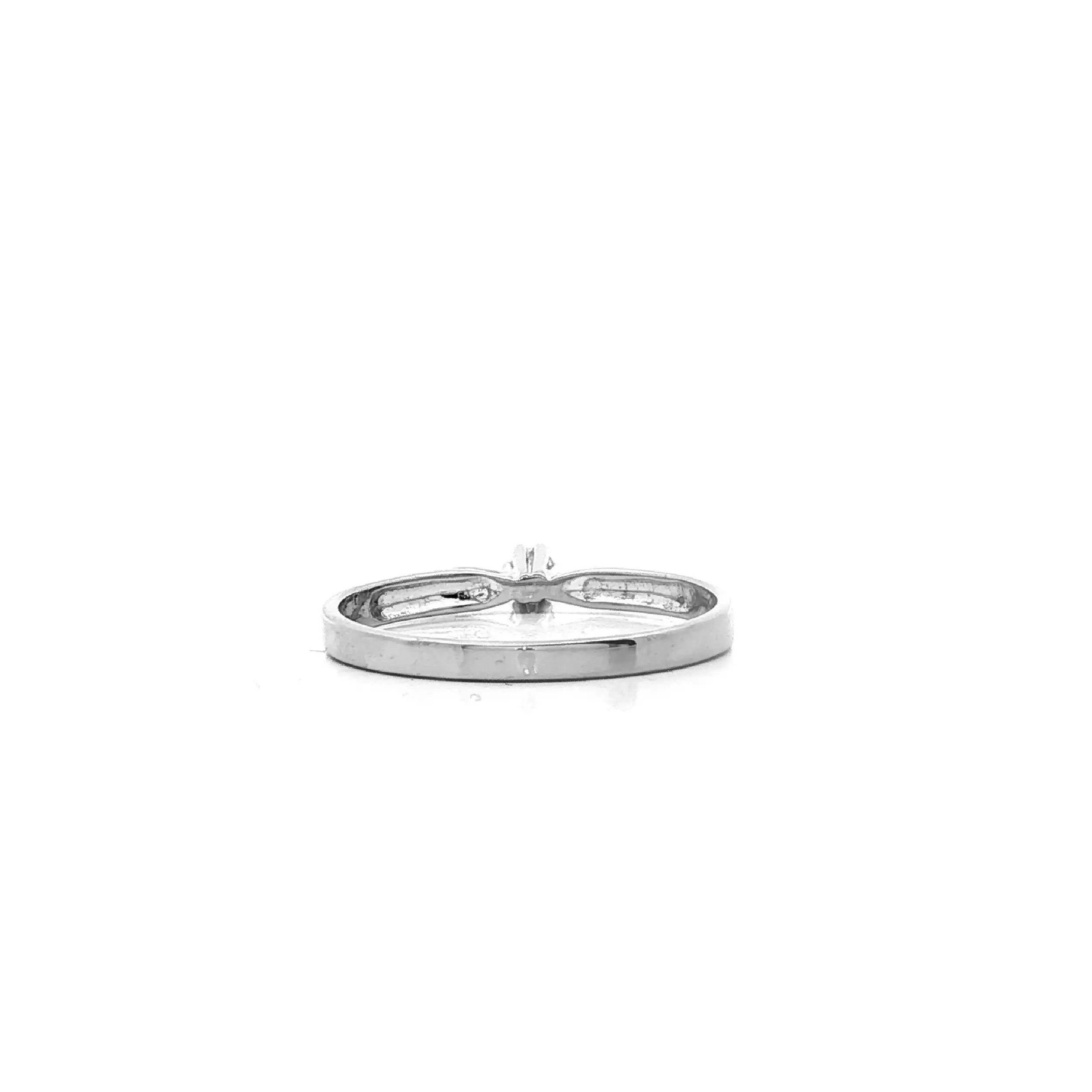 Ring Weißgold mit Solitär Brillant