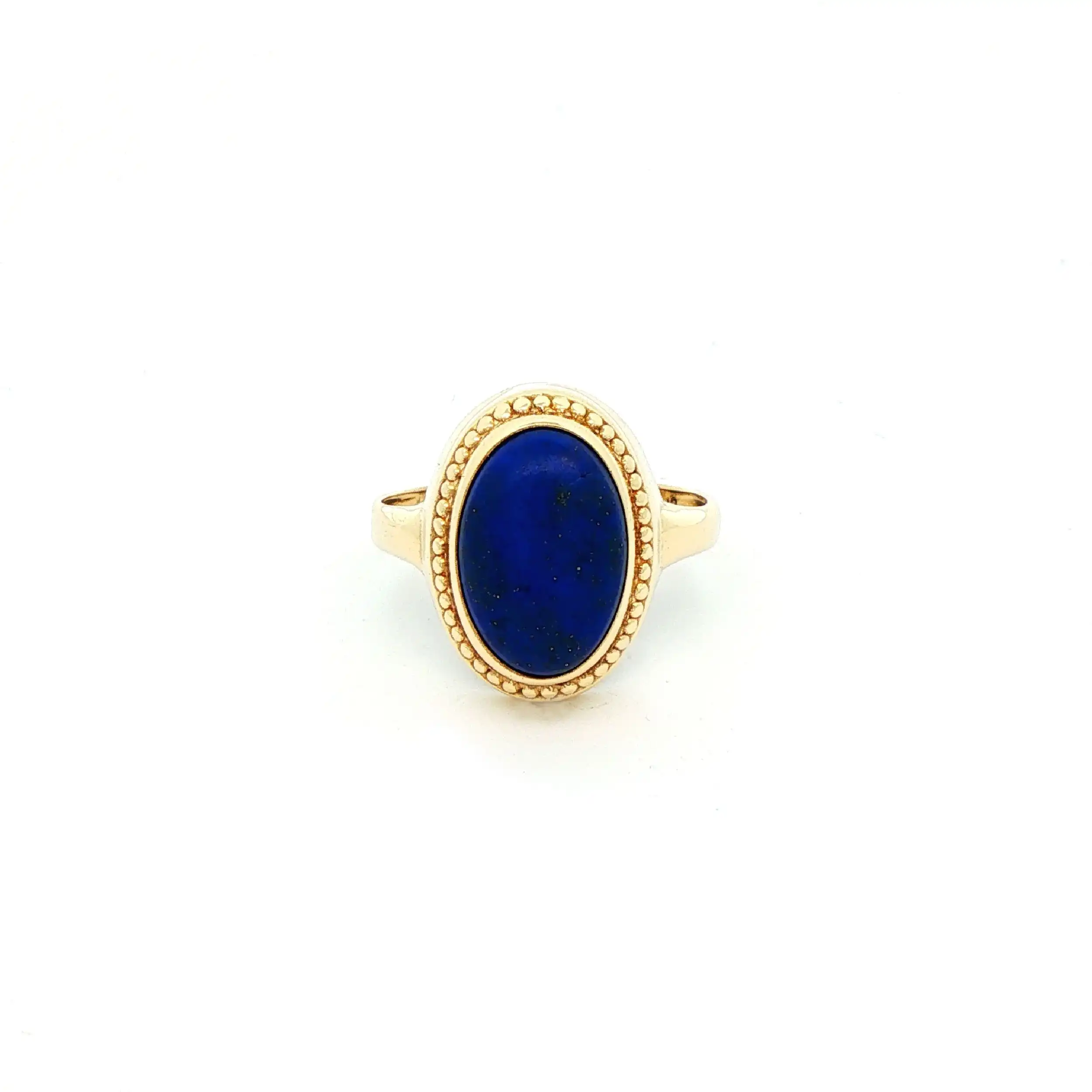 Ring Gelbgold mit Lapislazuli