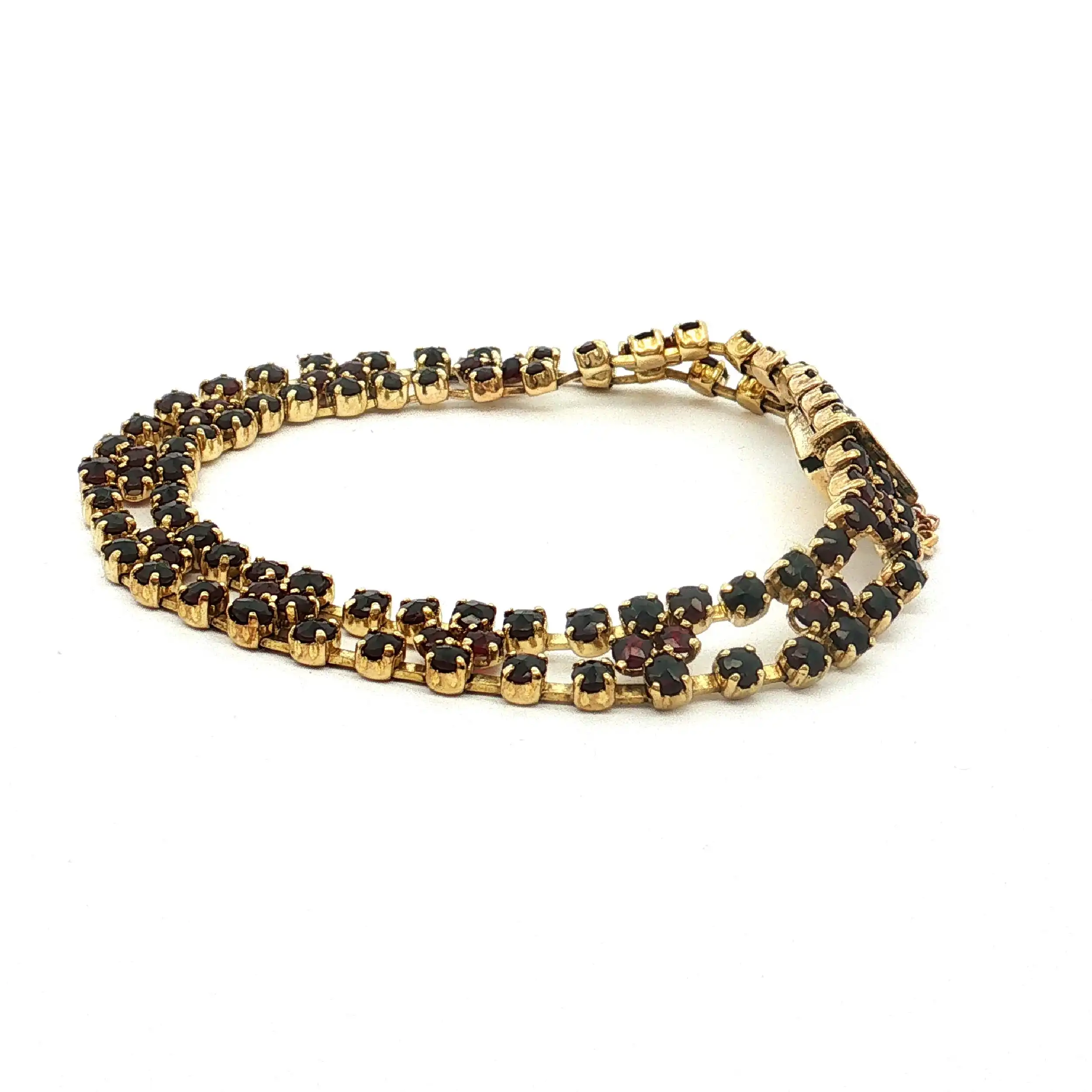 Armband Gelbgold mit Granat
