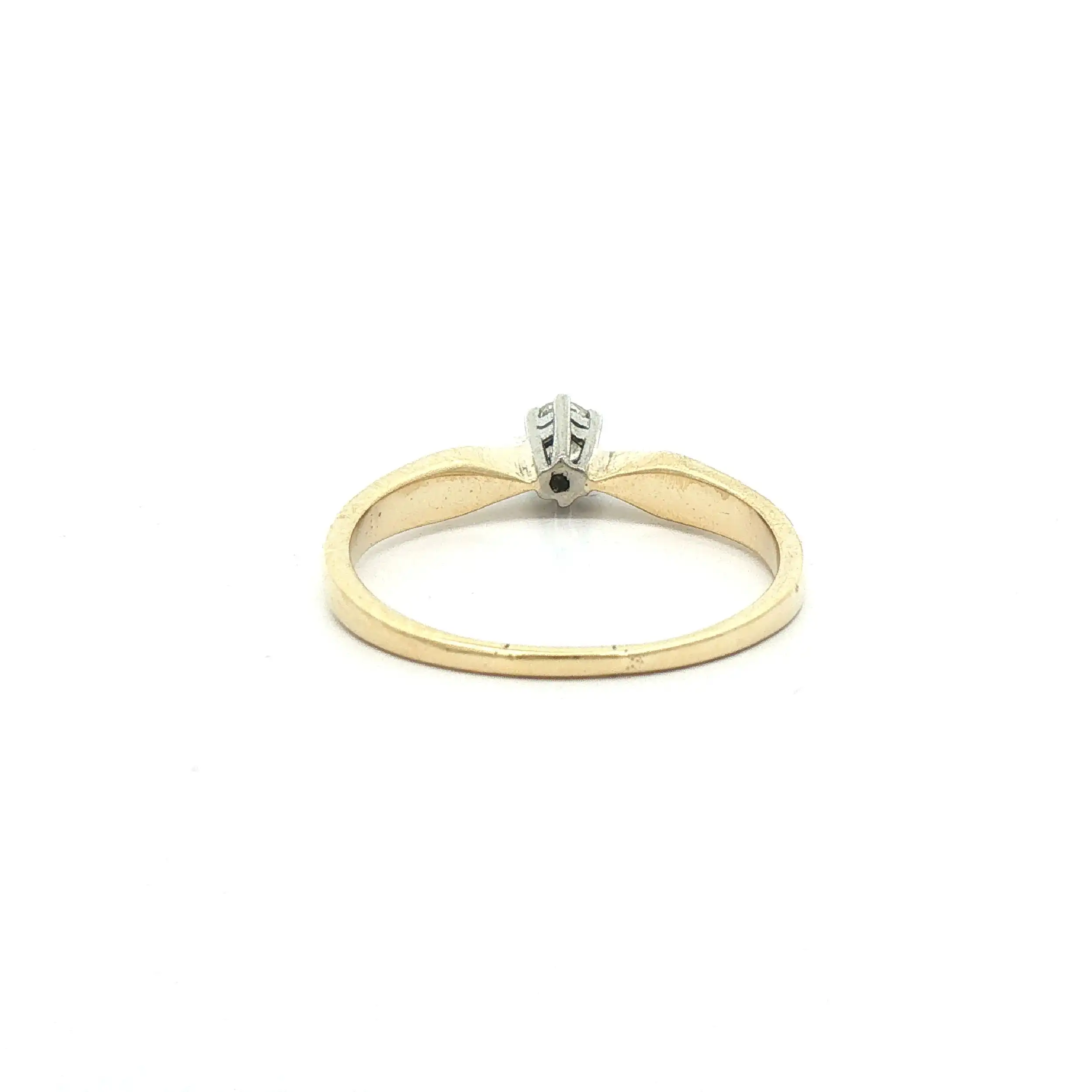 Ring Bicolor mit Brillant