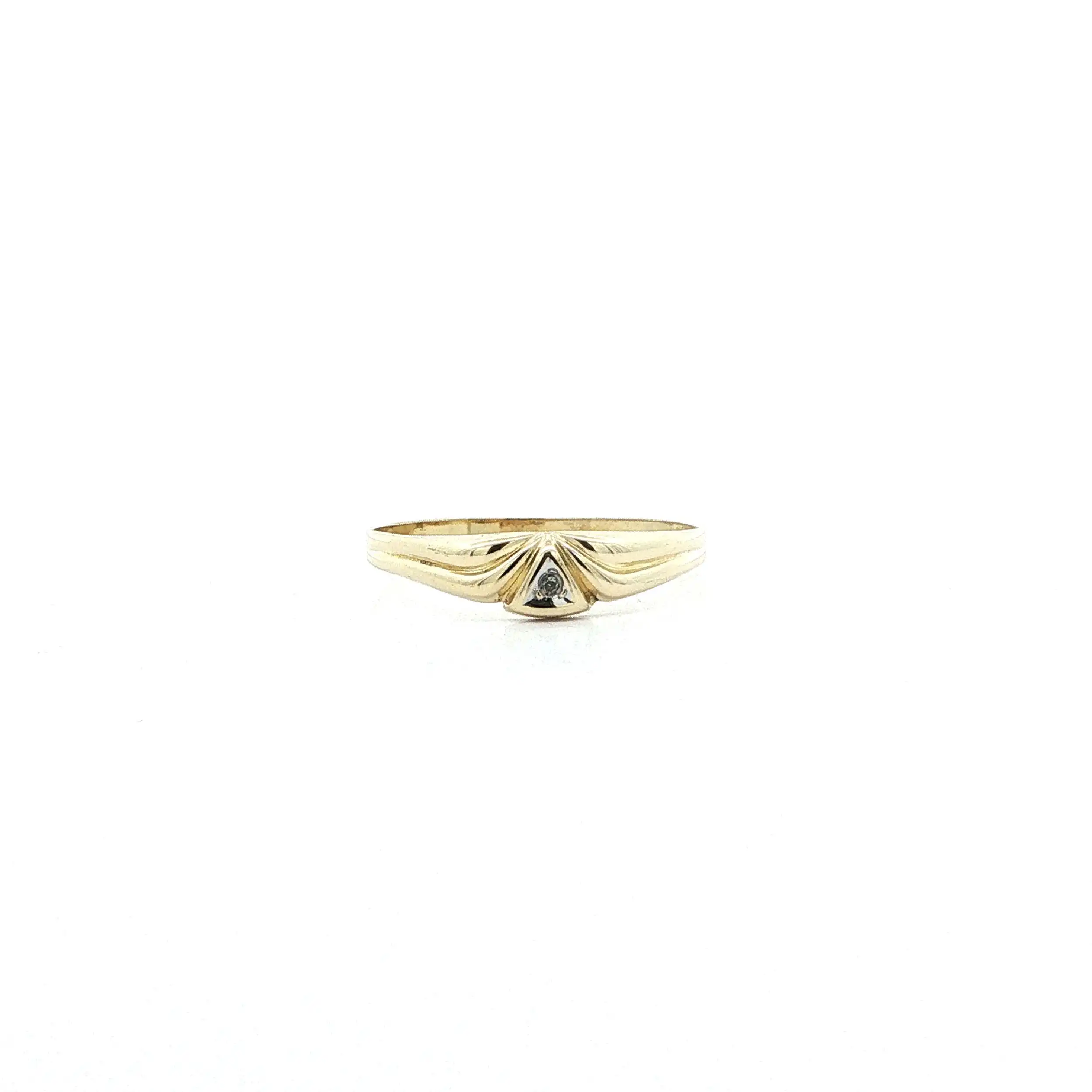 Ring Gelbgold mit Diamant Ring Gelbgold mit Diamant