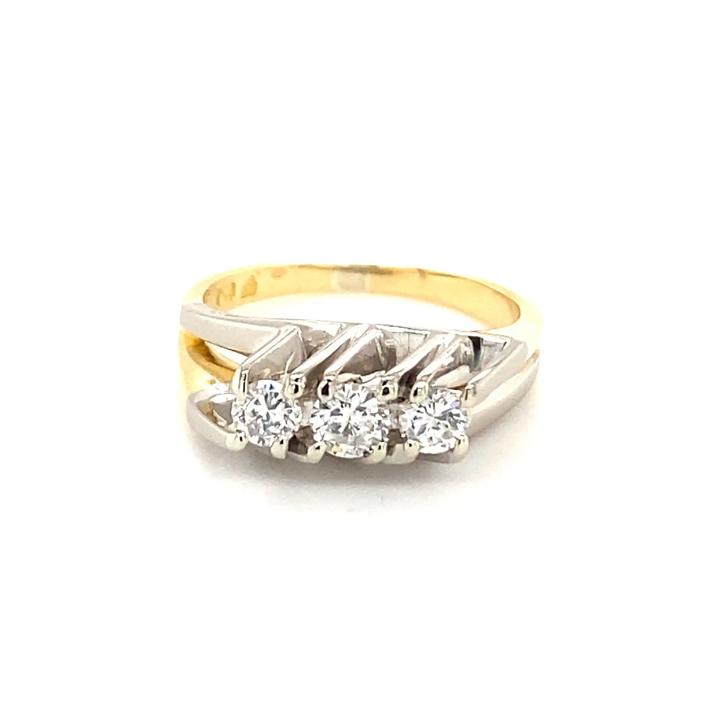 Ring Bicolor mit Brillanten Ring Bicolor mit Brillanten